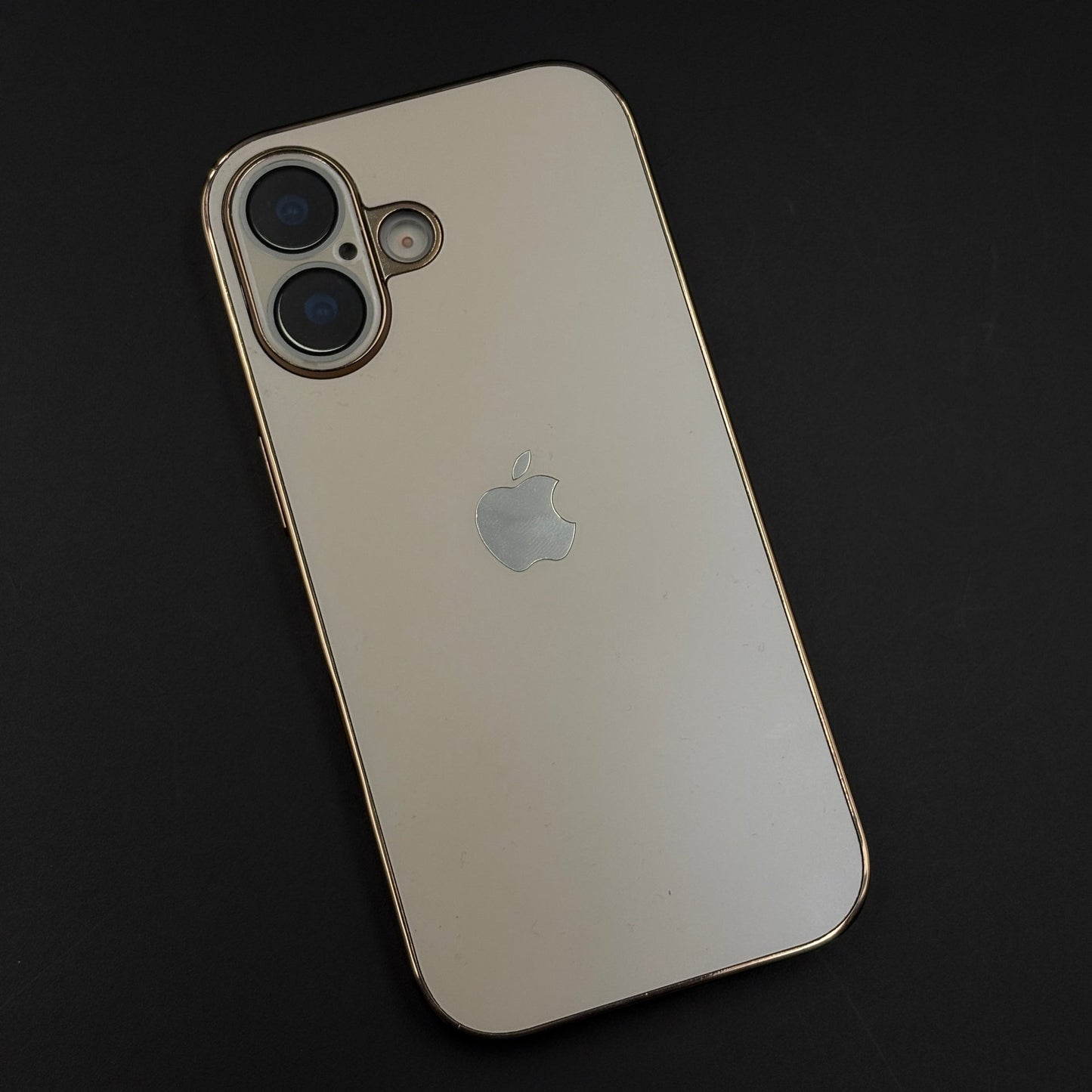 Luxury Backplane Matte Chromatic Lens Shield Case Cover for iPhone 17