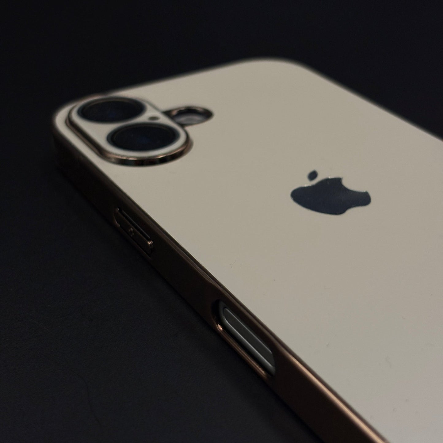 Luxury Backplane Matte Chromatic Lens Shield Case Cover for iPhone 17
