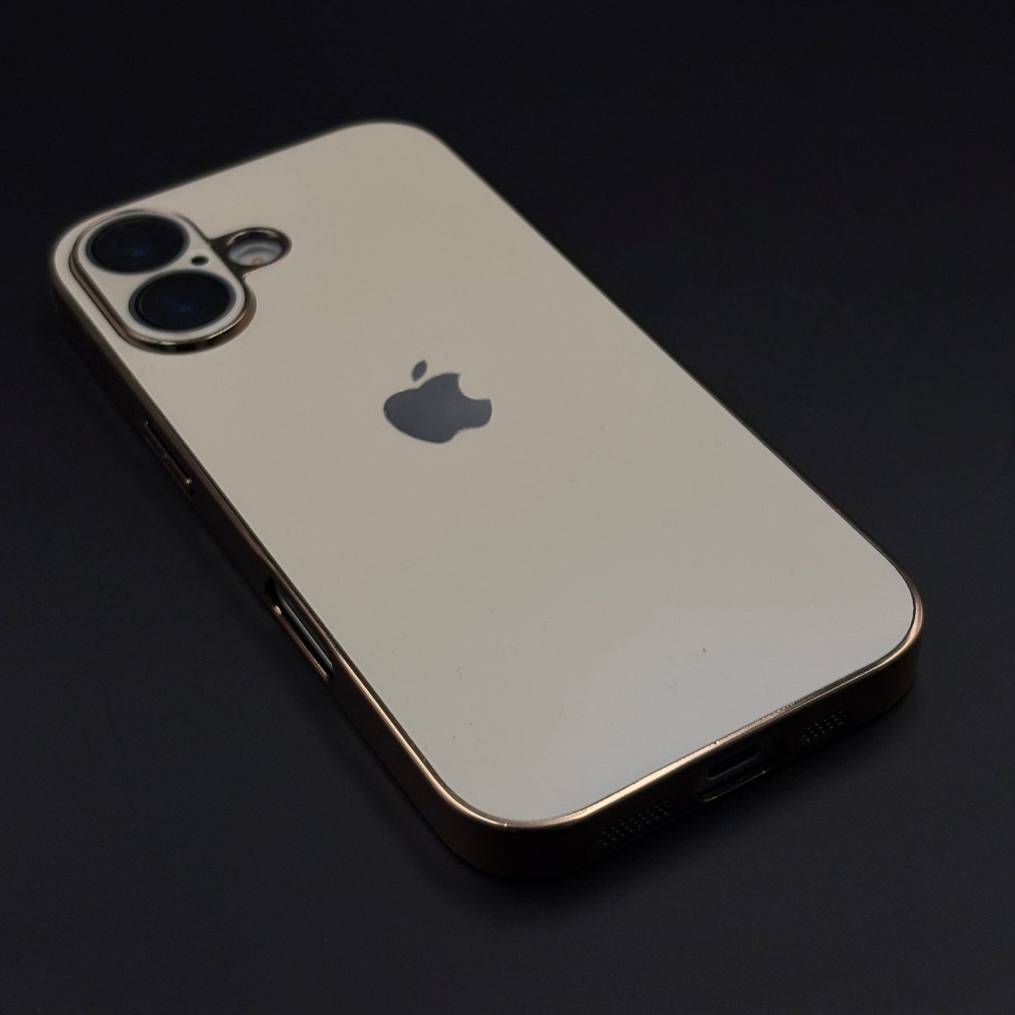 Luxury Backplane Matte Chromatic Lens Shield Case Cover for iPhone 17