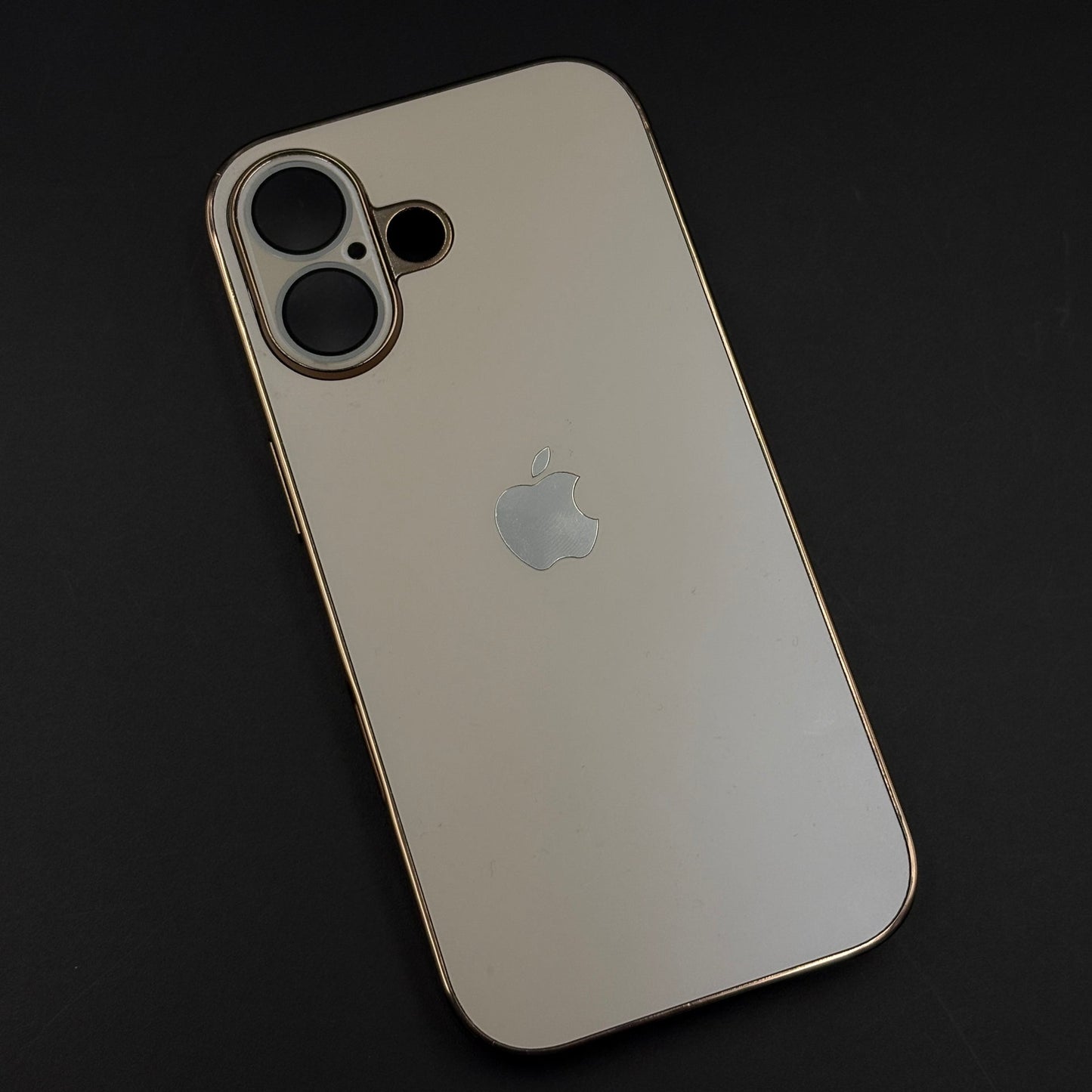 Luxury Backplane Matte Chromatic Lens Shield Case Cover for iPhone 17