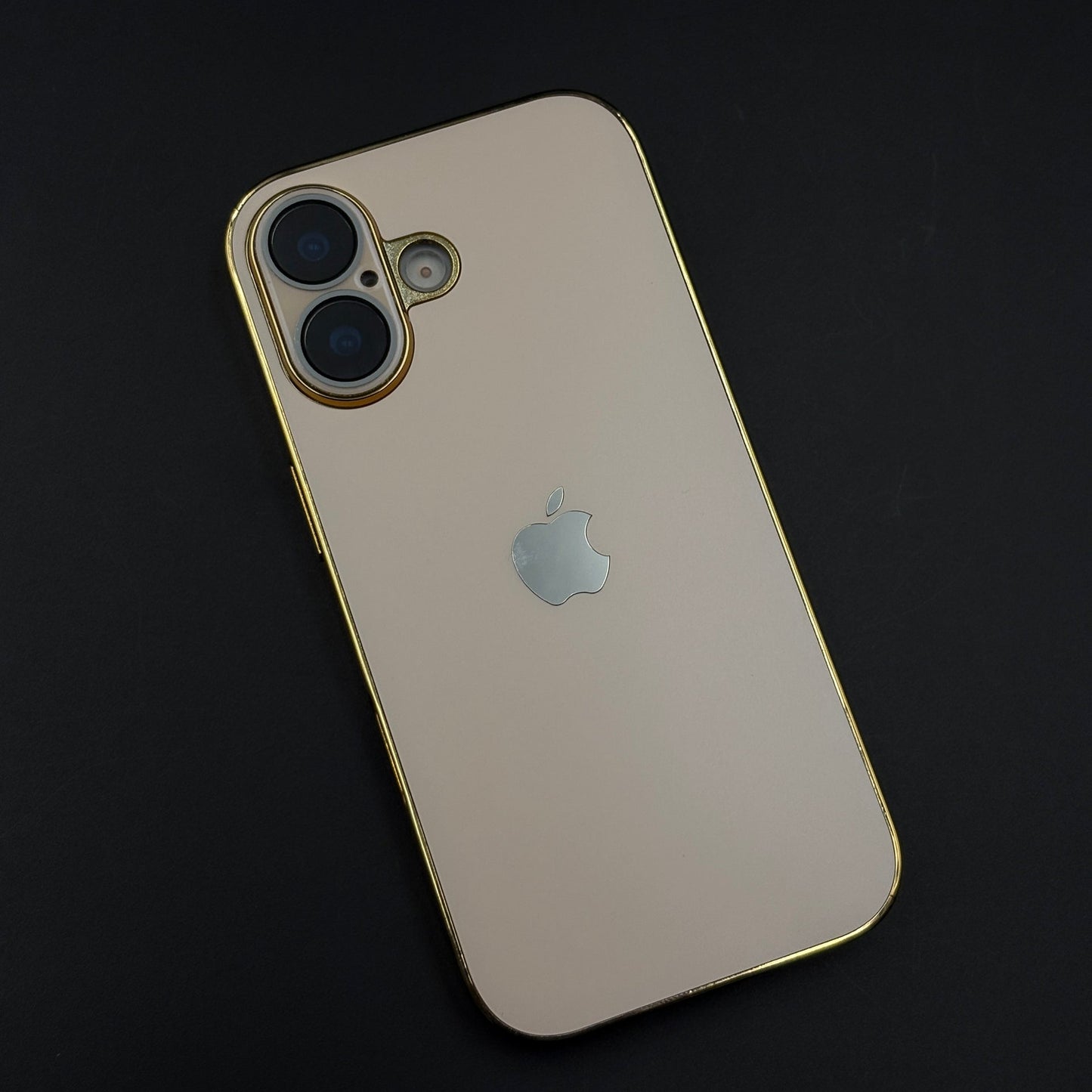 Luxury Backplane Matte Chromatic Lens Shield Case Cover for iPhone 17