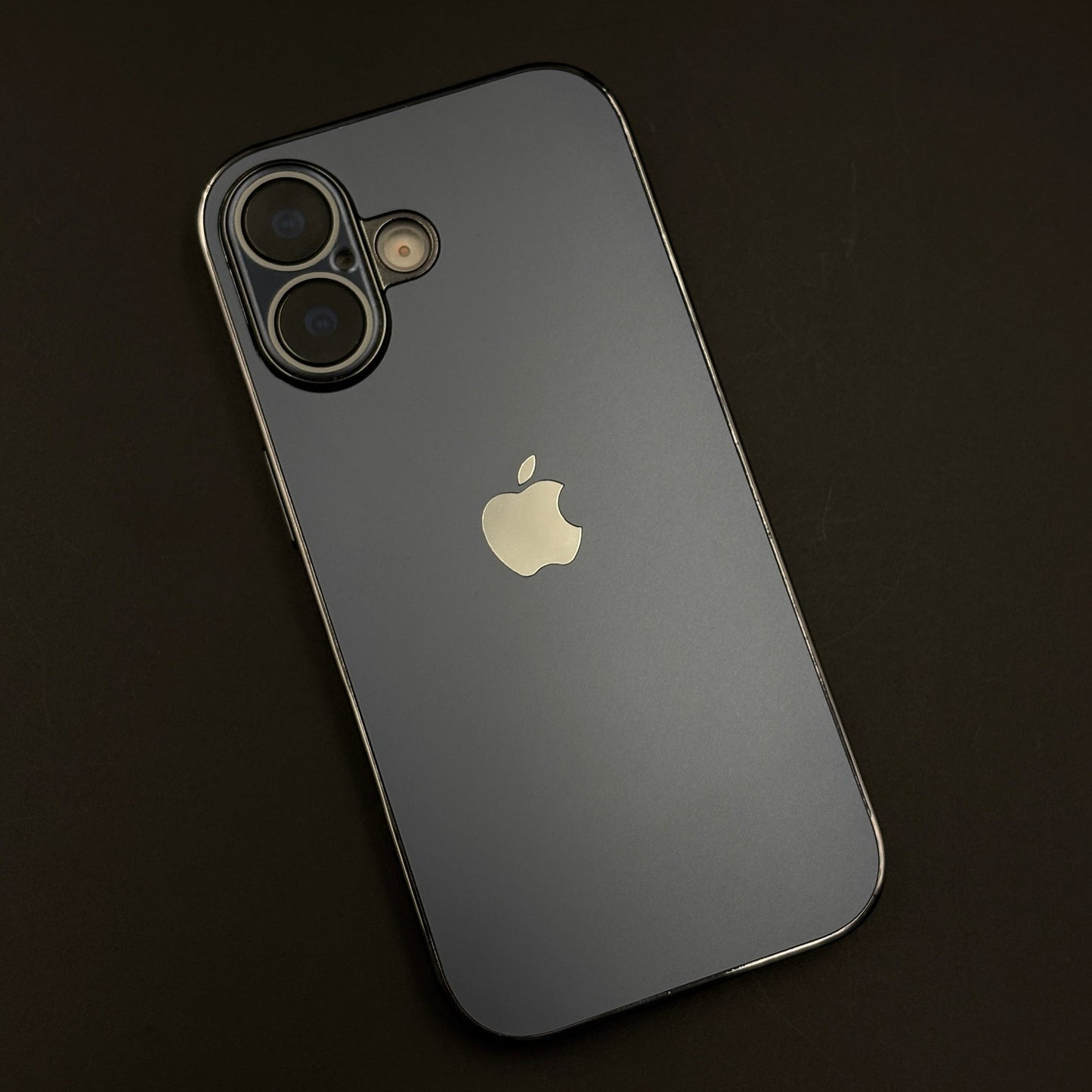 Luxury Backplane Matte Chromatic Lens Shield Case Cover for iPhone 17