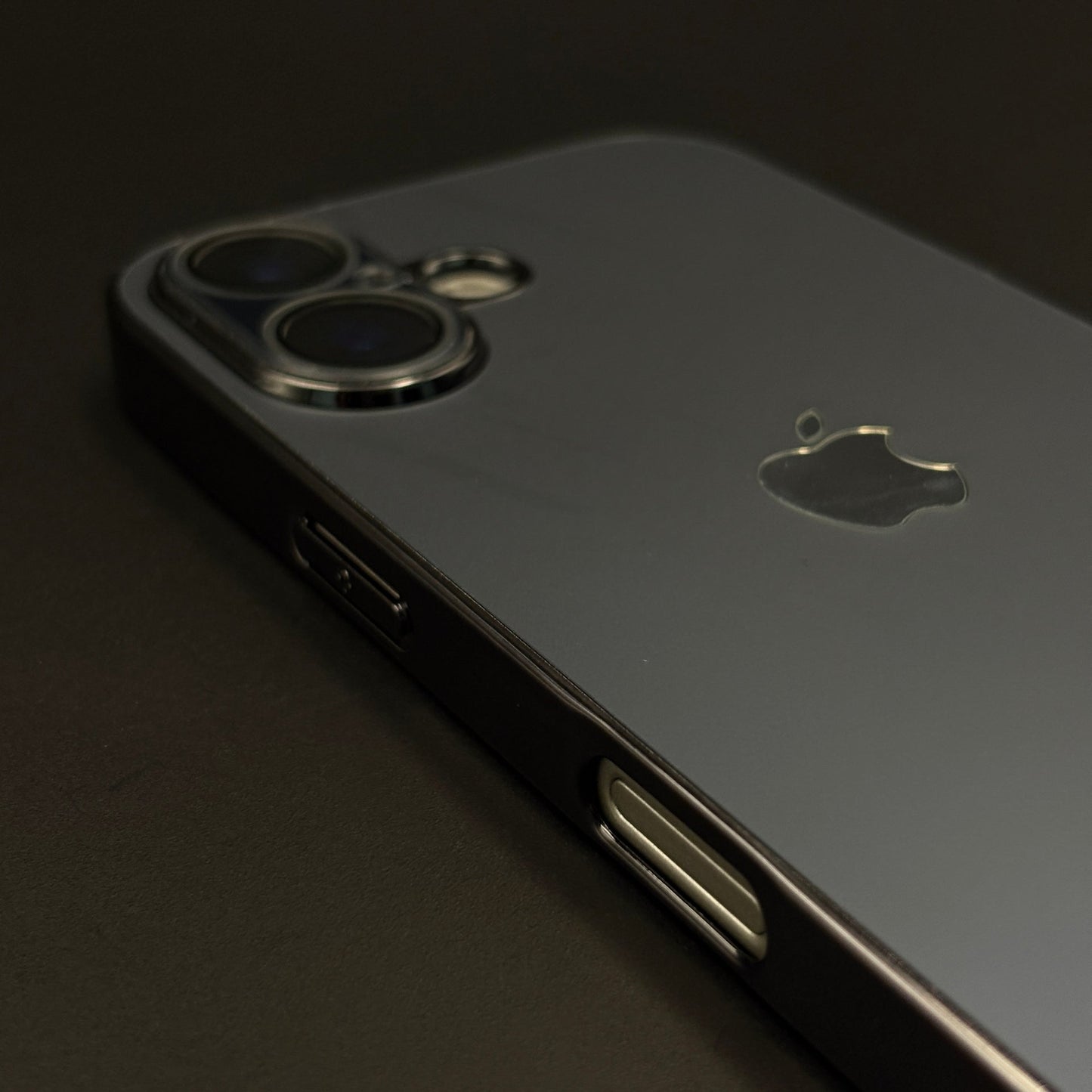 Luxury Backplane Matte Chromatic Lens Shield Case Cover for iPhone 17