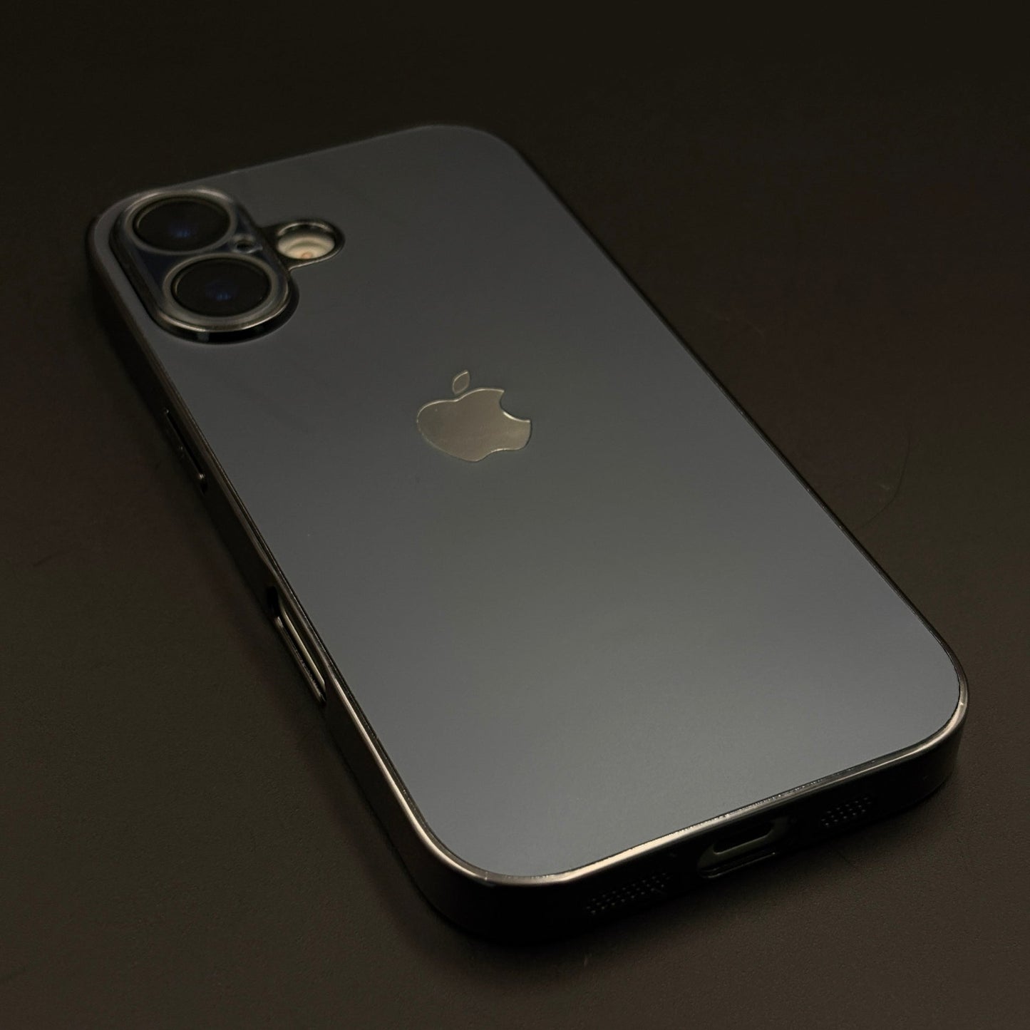 Luxury Backplane Matte Chromatic Lens Shield Case Cover for iPhone 17
