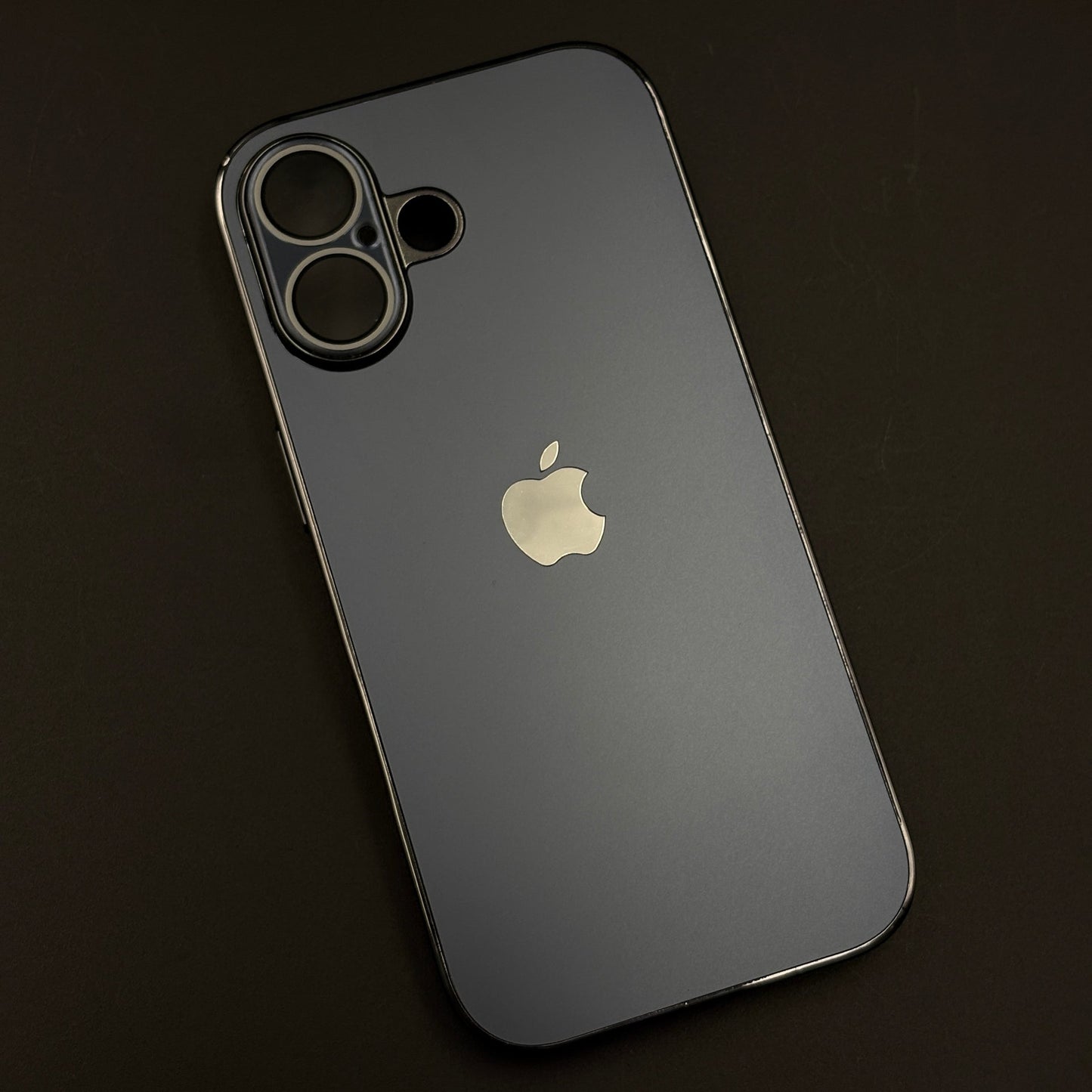 Luxury Backplane Matte Chromatic Lens Shield Case Cover for iPhone 17