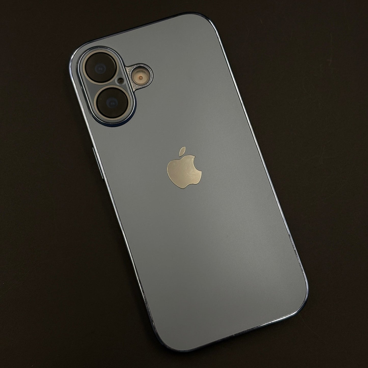 Luxury Backplane Matte Chromatic Lens Shield Case Cover for iPhone 17