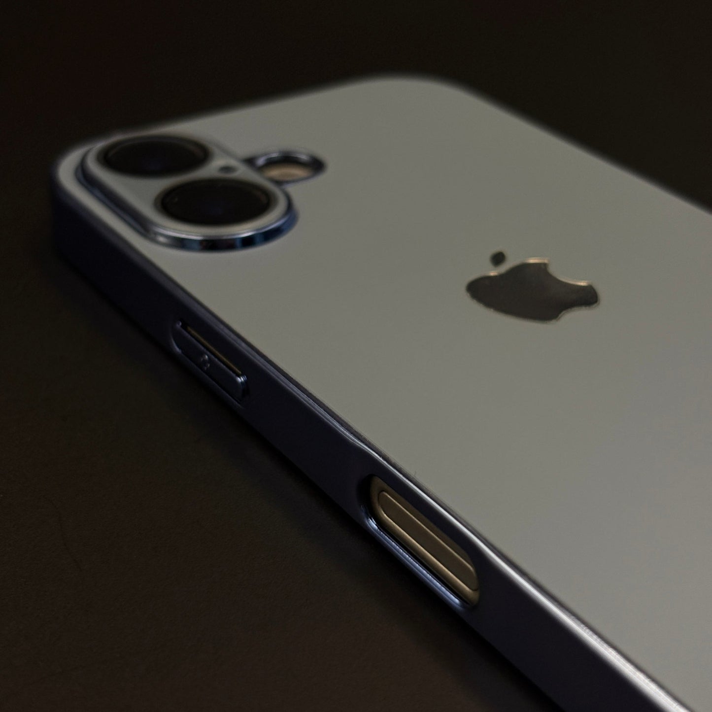 Luxury Backplane Matte Chromatic Lens Shield Case Cover for iPhone 17