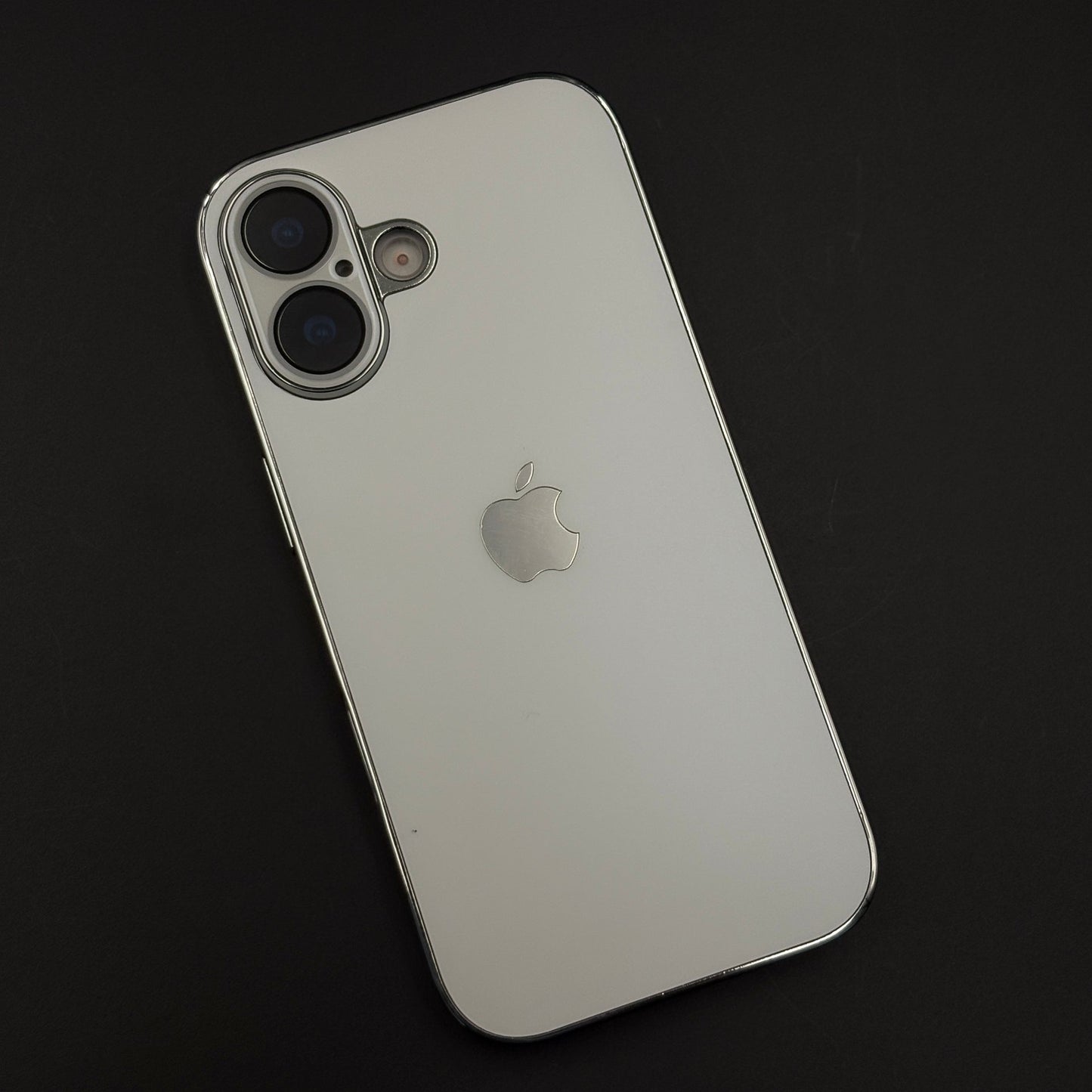 Luxury Backplane Matte Chromatic Lens Shield Case Cover for iPhone 17