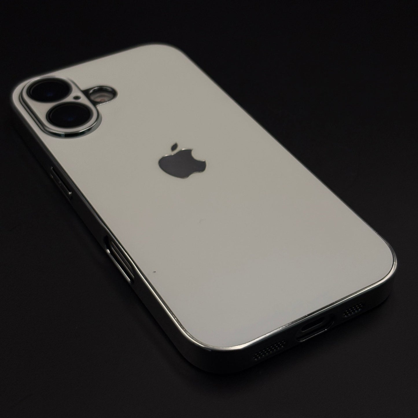 Luxury Backplane Matte Chromatic Lens Shield Case Cover for iPhone 17