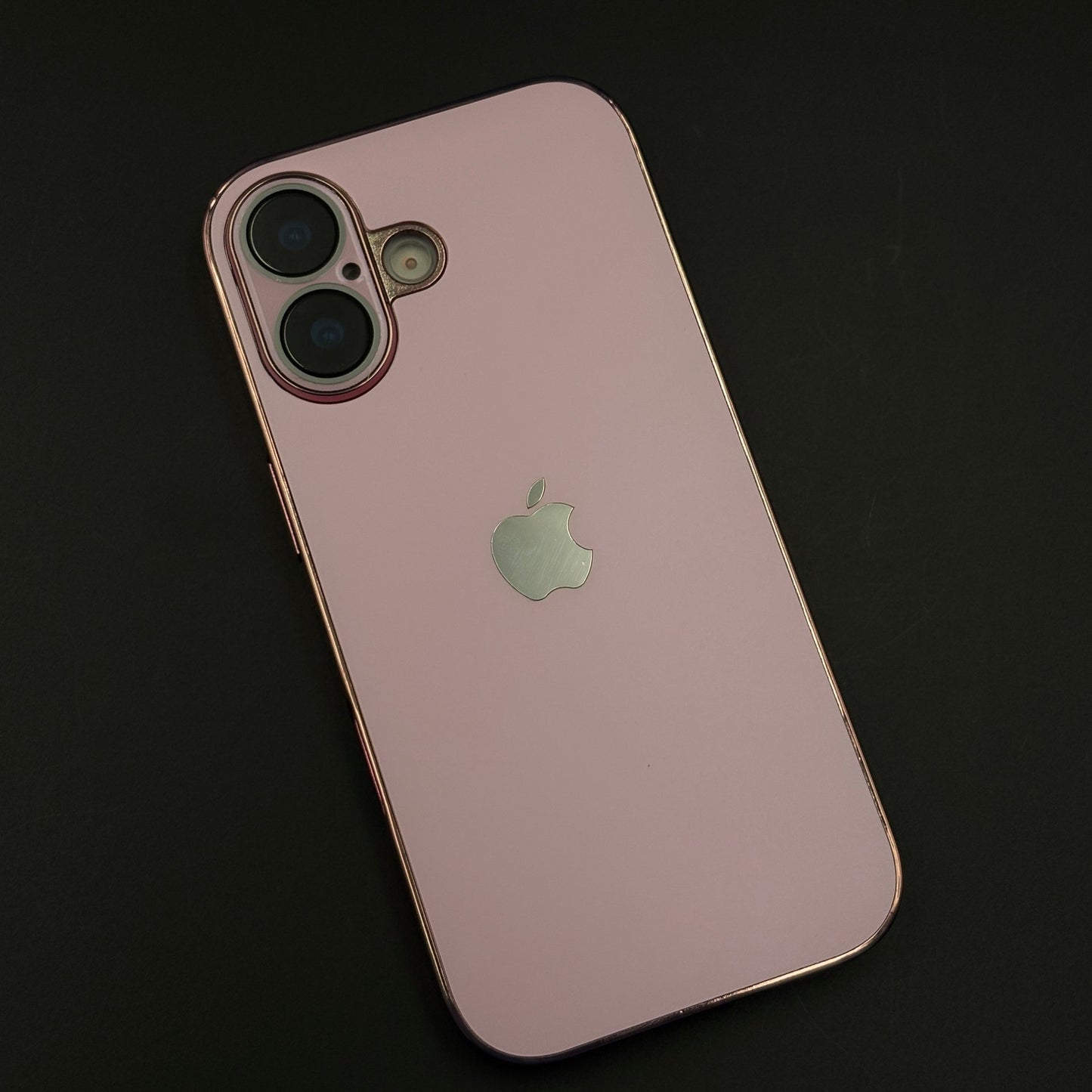 Luxury Backplane Matte Chromatic Lens Shield Case Cover for iPhone 17
