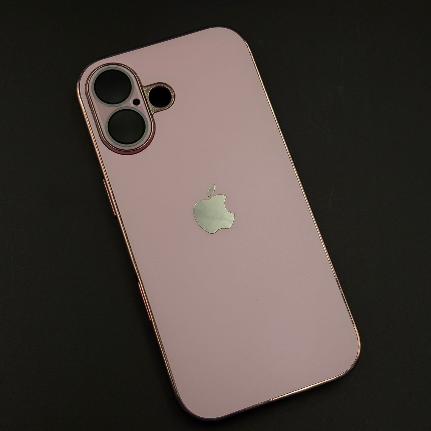 Luxury Backplane Matte Chromatic Lens Shield Case Cover for iPhone 17