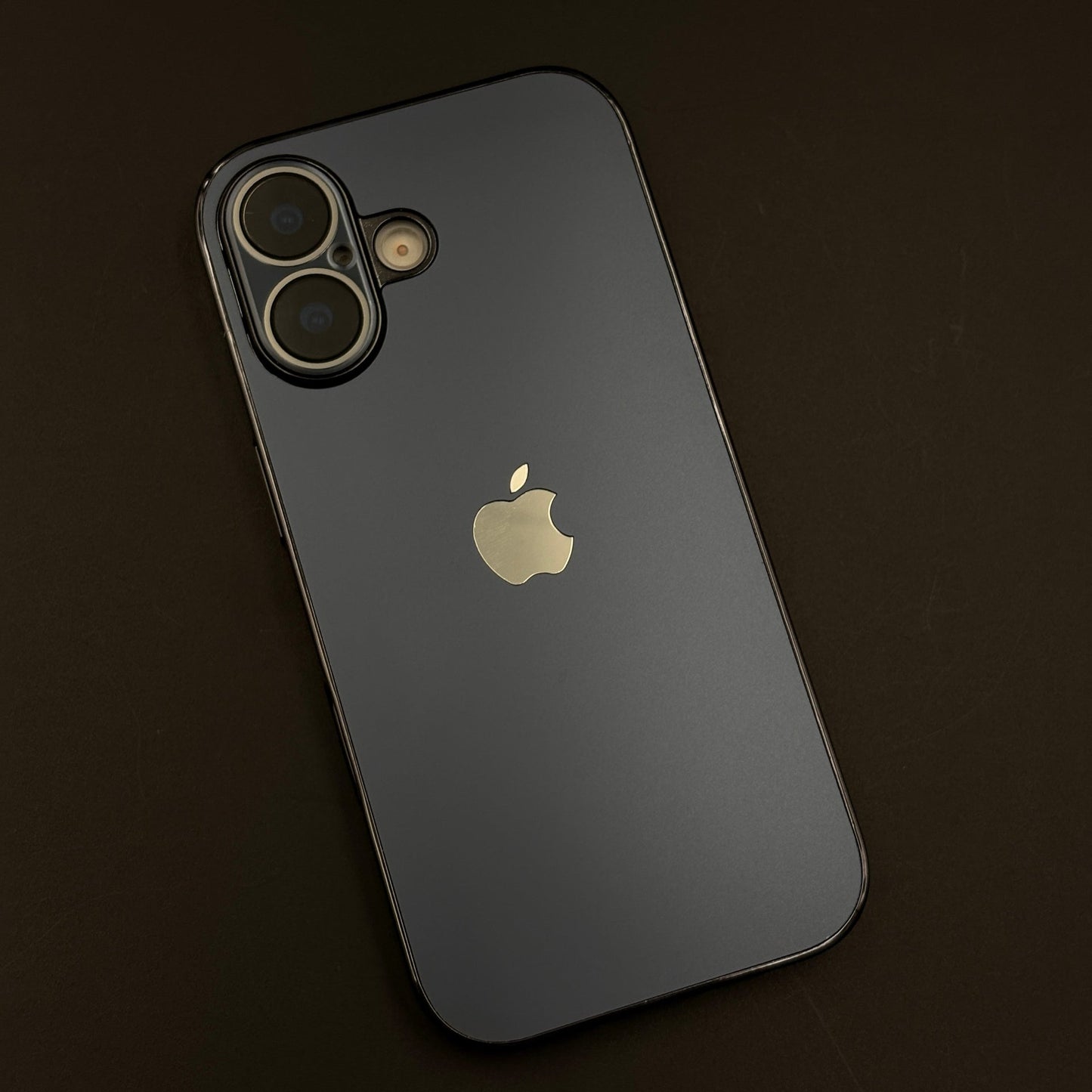Luxury Backplane Matte Chromatic Lens Shield Case Cover for iPhone 17