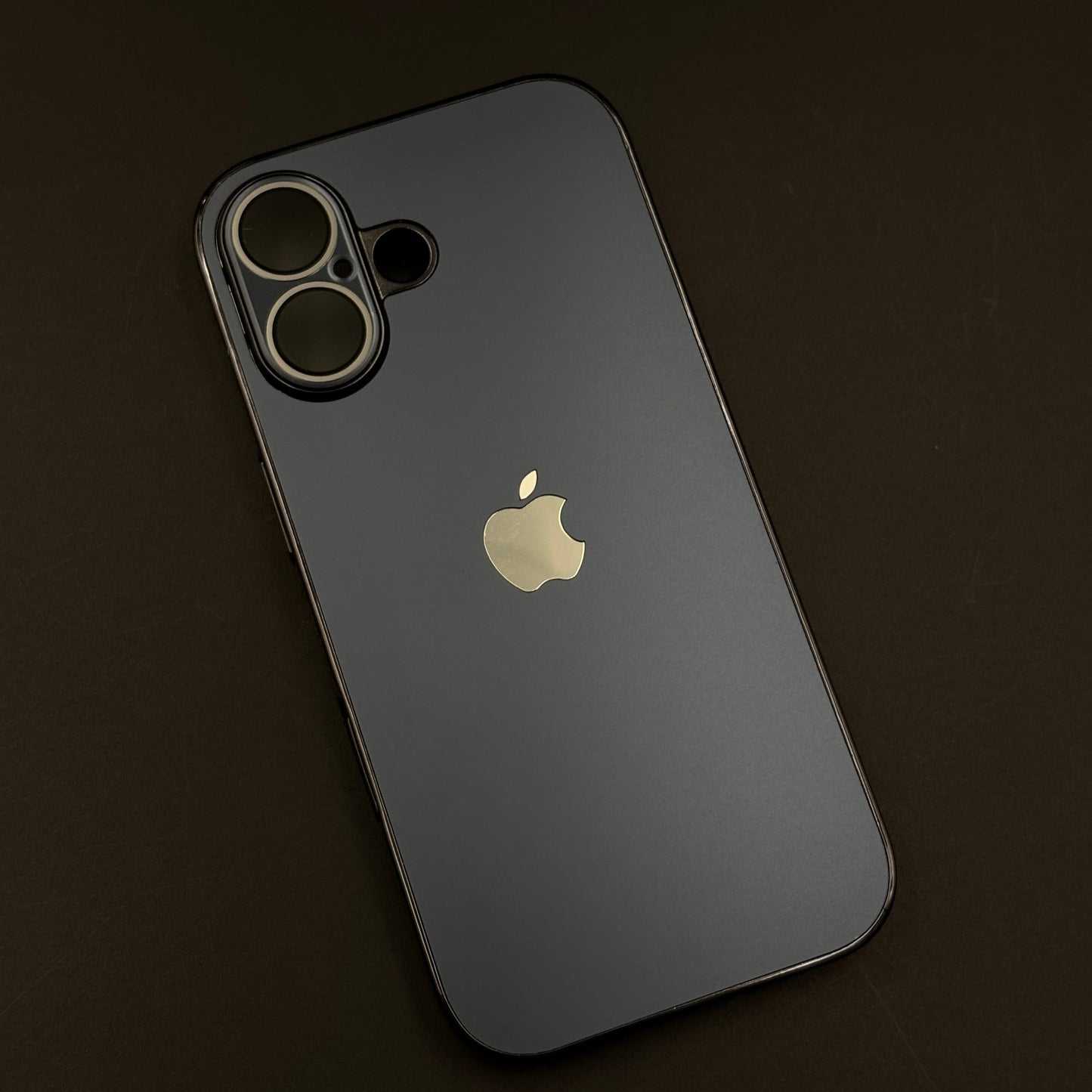 Luxury Backplane Matte Chromatic Lens Shield Case Cover for iPhone 17