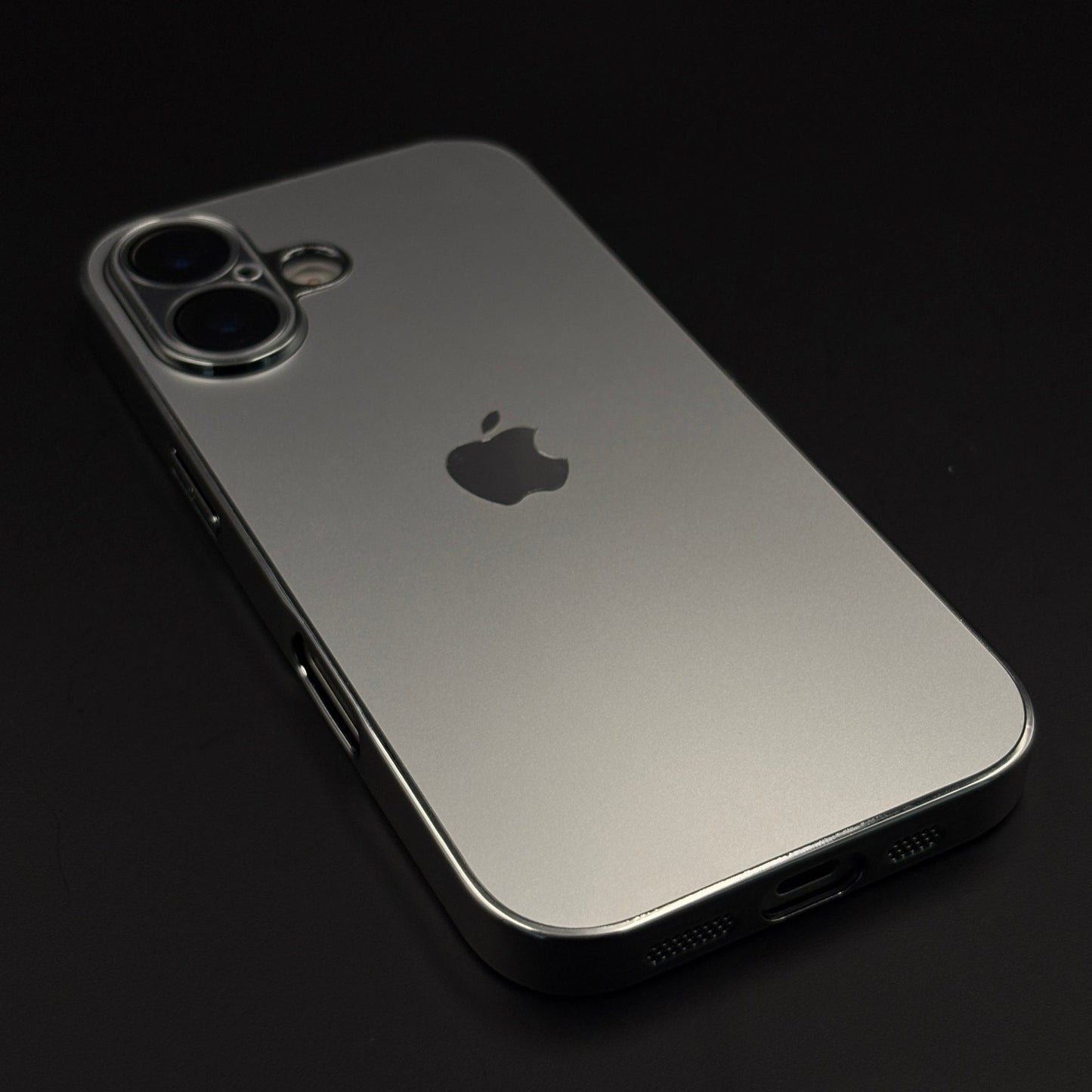 Luxury Backplane Matte Chromatic Lens Shield Case Cover for iPhone 17