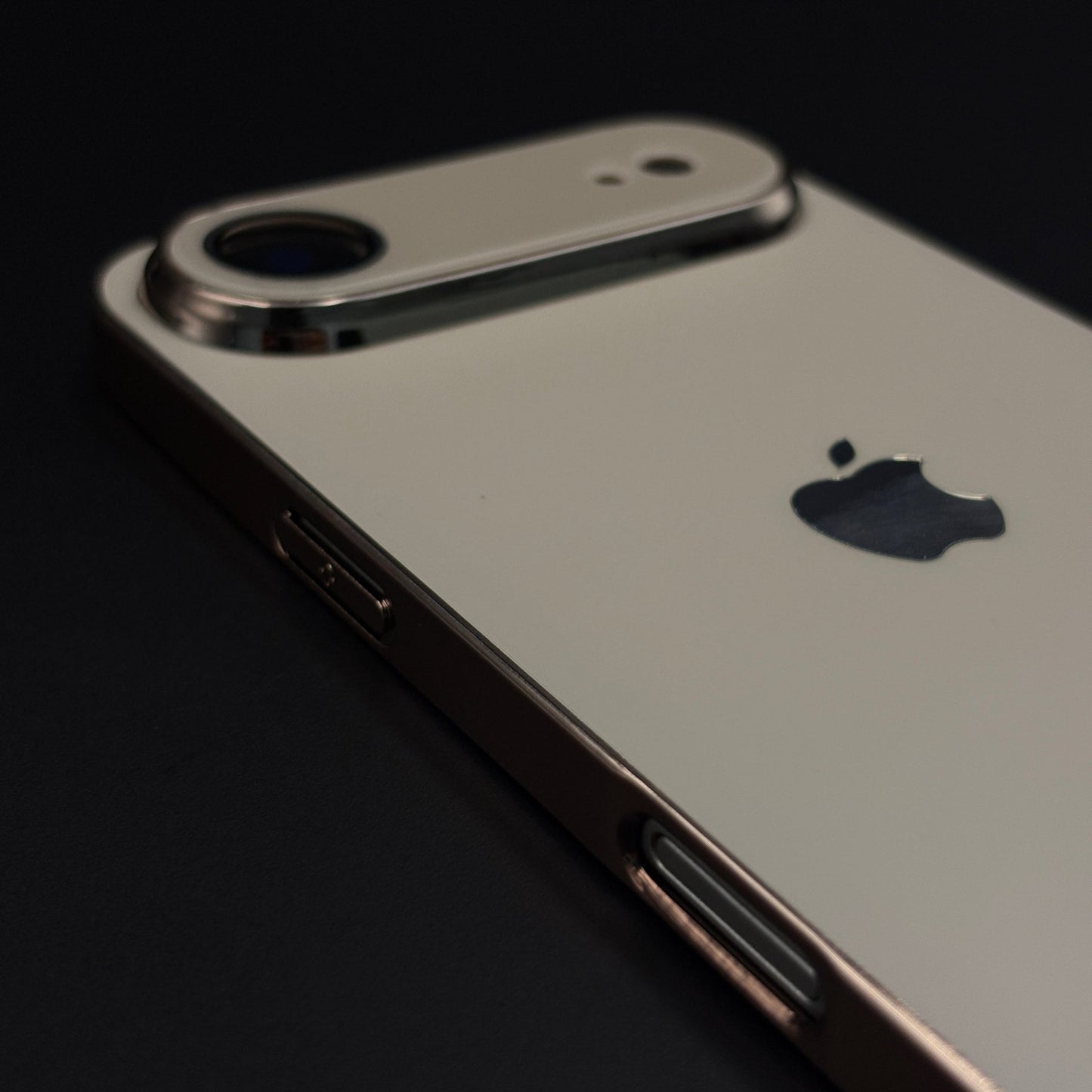 Luxury Backplane Glass Chromatic Lens Shield Case for iPhone 17 Air