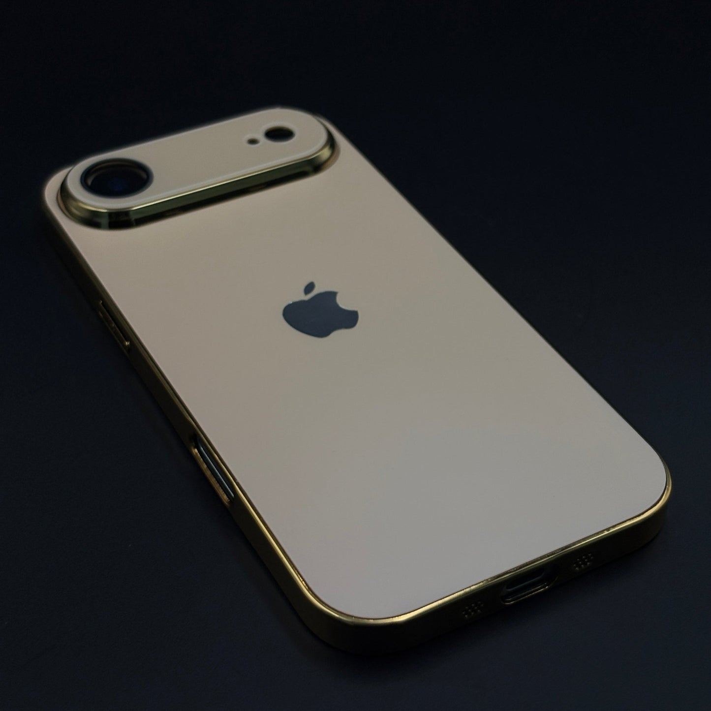 Luxury Backplane Glass Chromatic Lens Shield Case for iPhone 17 Air