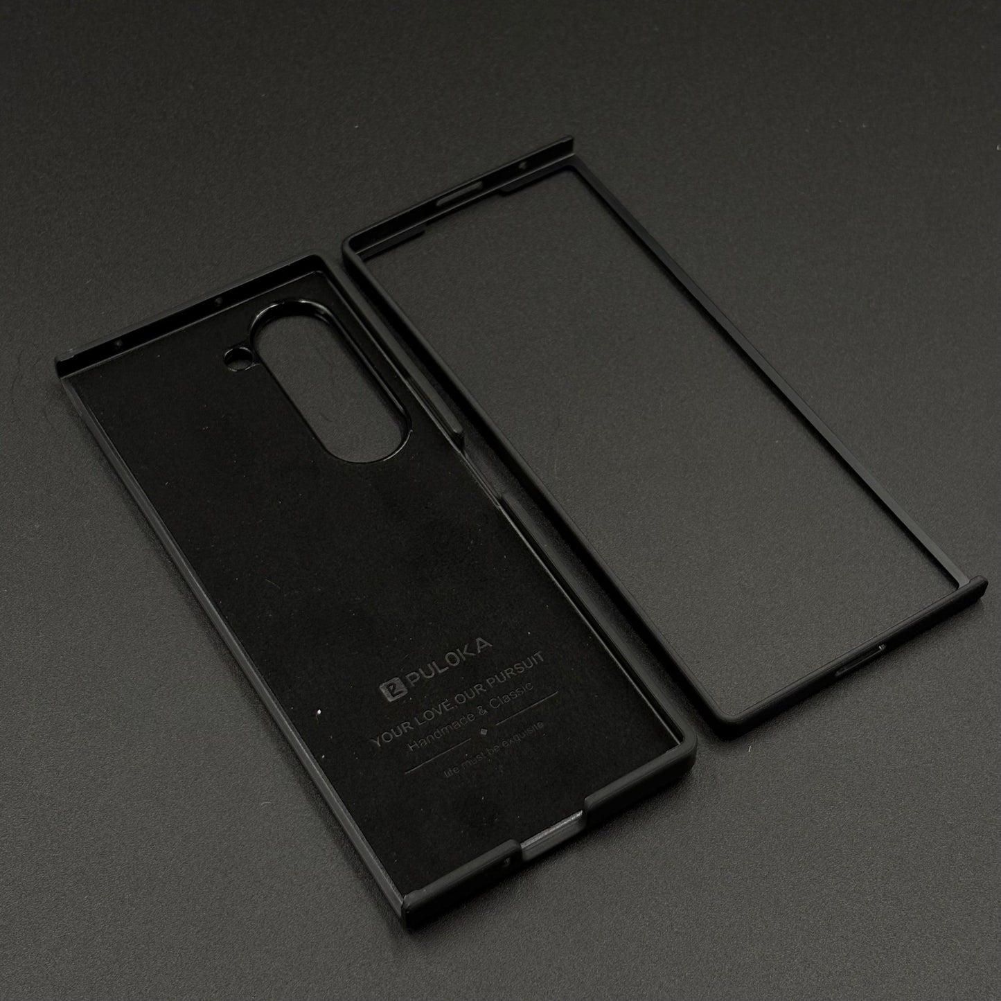 Premium Grid Leather Feel Case with Metal Kickstand For Samsung Galaxy Z Fold 6 | Woven Texture | Executive Style Protection