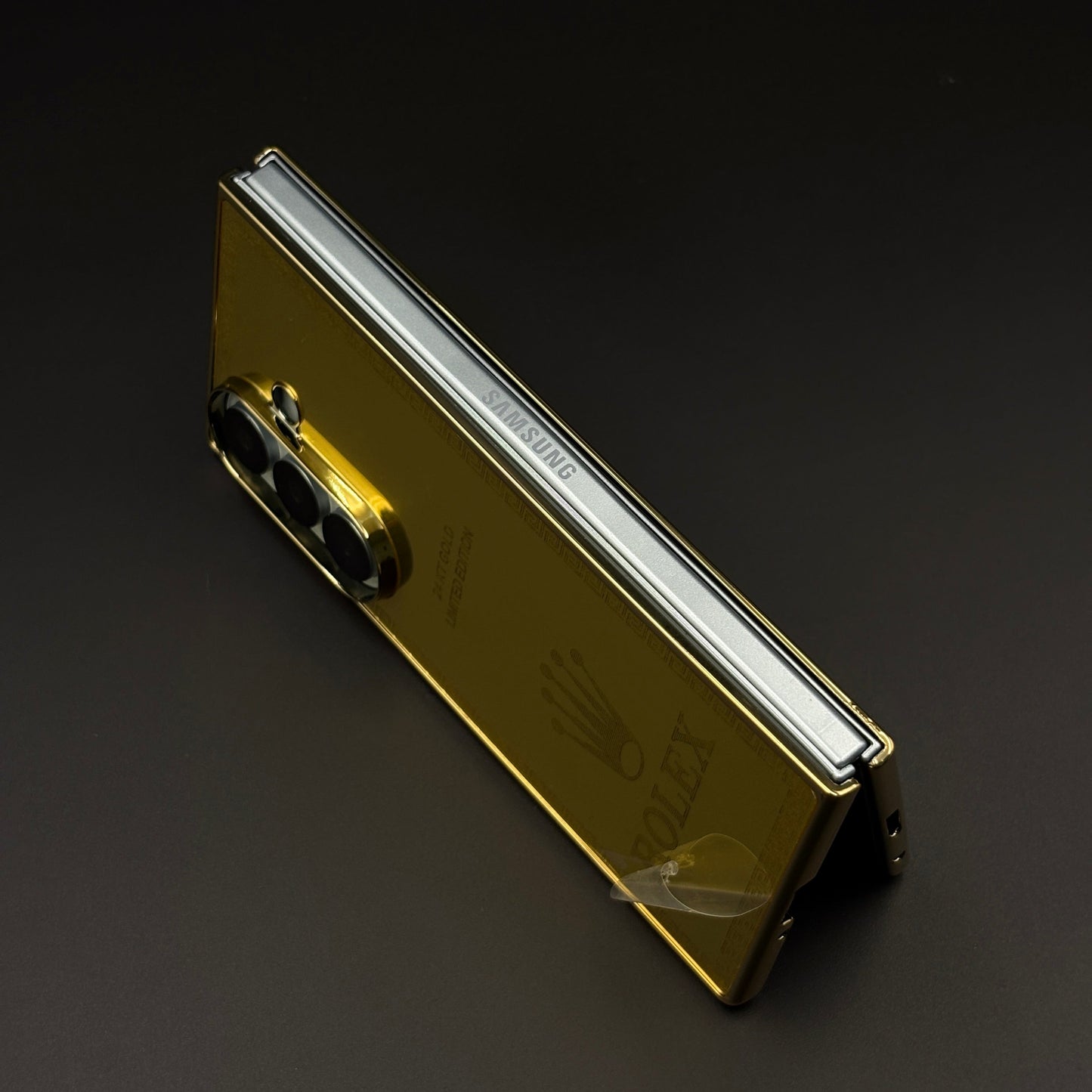 Handcrafted 24K Gold Plated Watch Brand Case for Samsung Galaxy Z Fold 7 | Luxury Limited Edition Cover