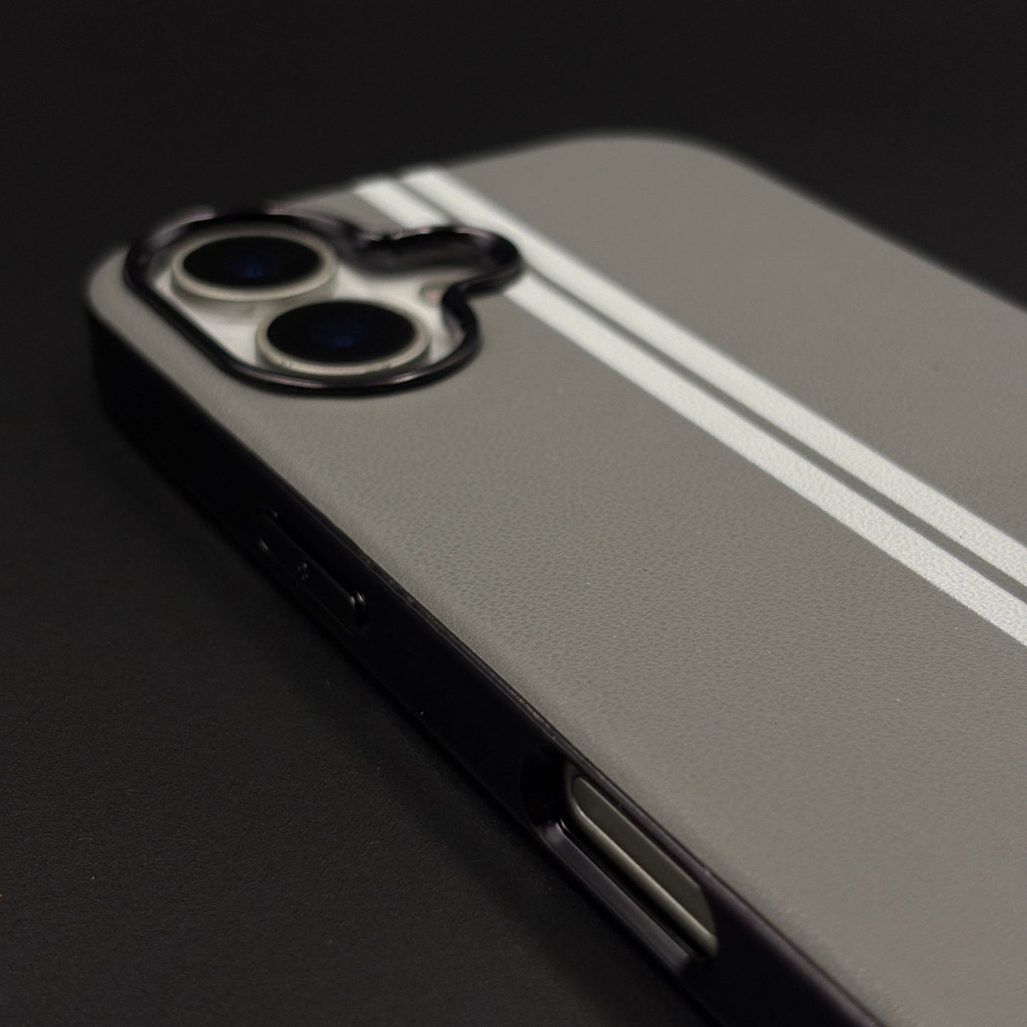 Motorsport Inspired M Performance Stripe Leather Case for iPhone 17