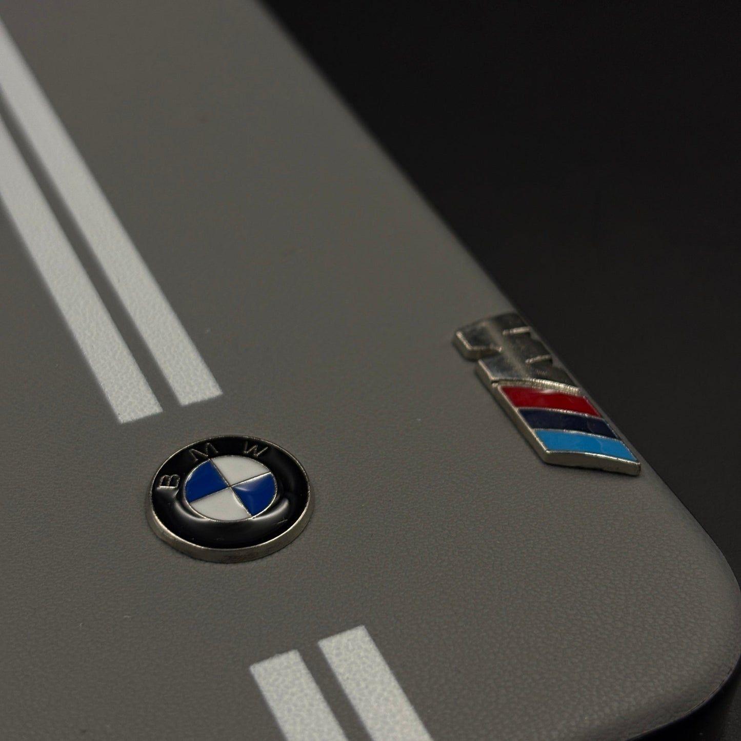 Motorsport Inspired M Performance Stripe Leather Case for iPhone 17