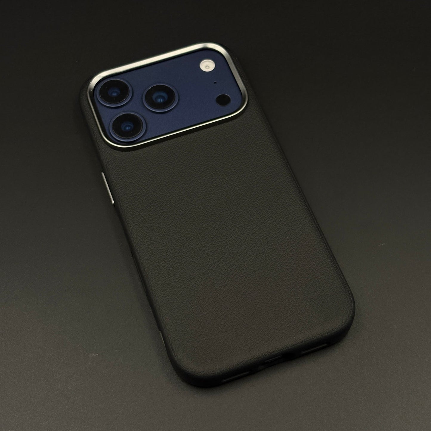 Minimalist SRP Leather Phone Case Cover for iPhone 17 Series | Genuine Leather | Raised Protection