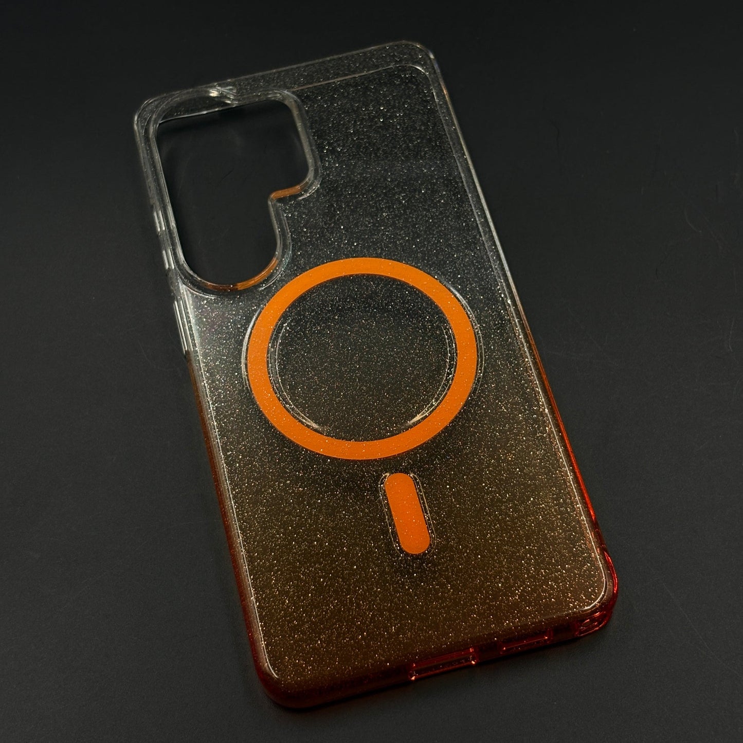 Glitter MagSafe Transparent Mobile Case Cover for Samsung Galaxy S26 Ultra