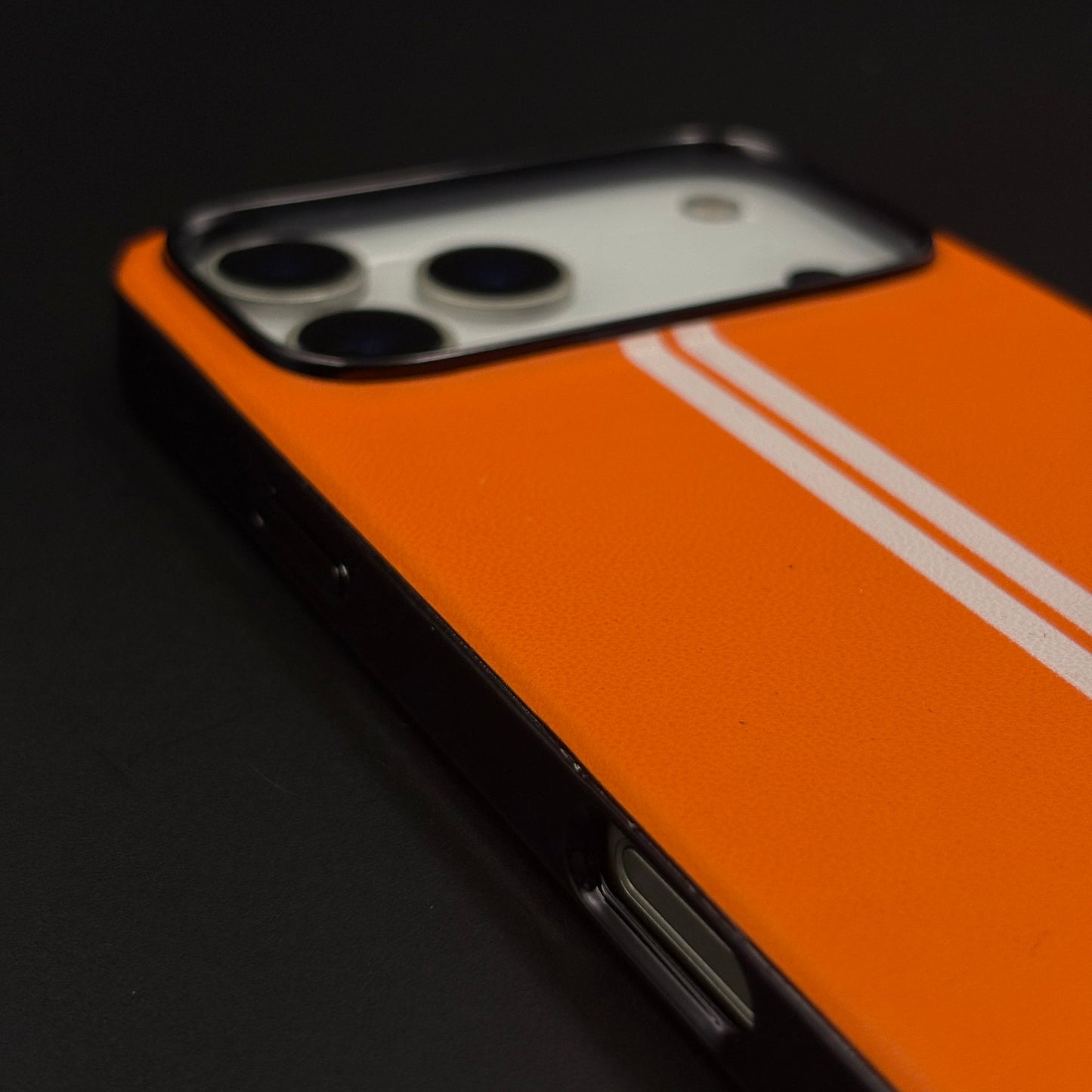 Motorsport Inspired M Performance Stripe Leather Case for iPhone 17 Series