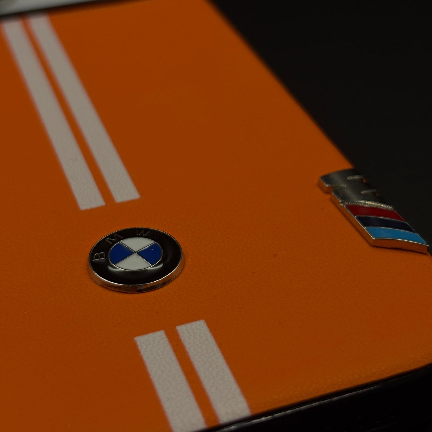 Motorsport Inspired M Performance Stripe Leather Case for iPhone 17 Series