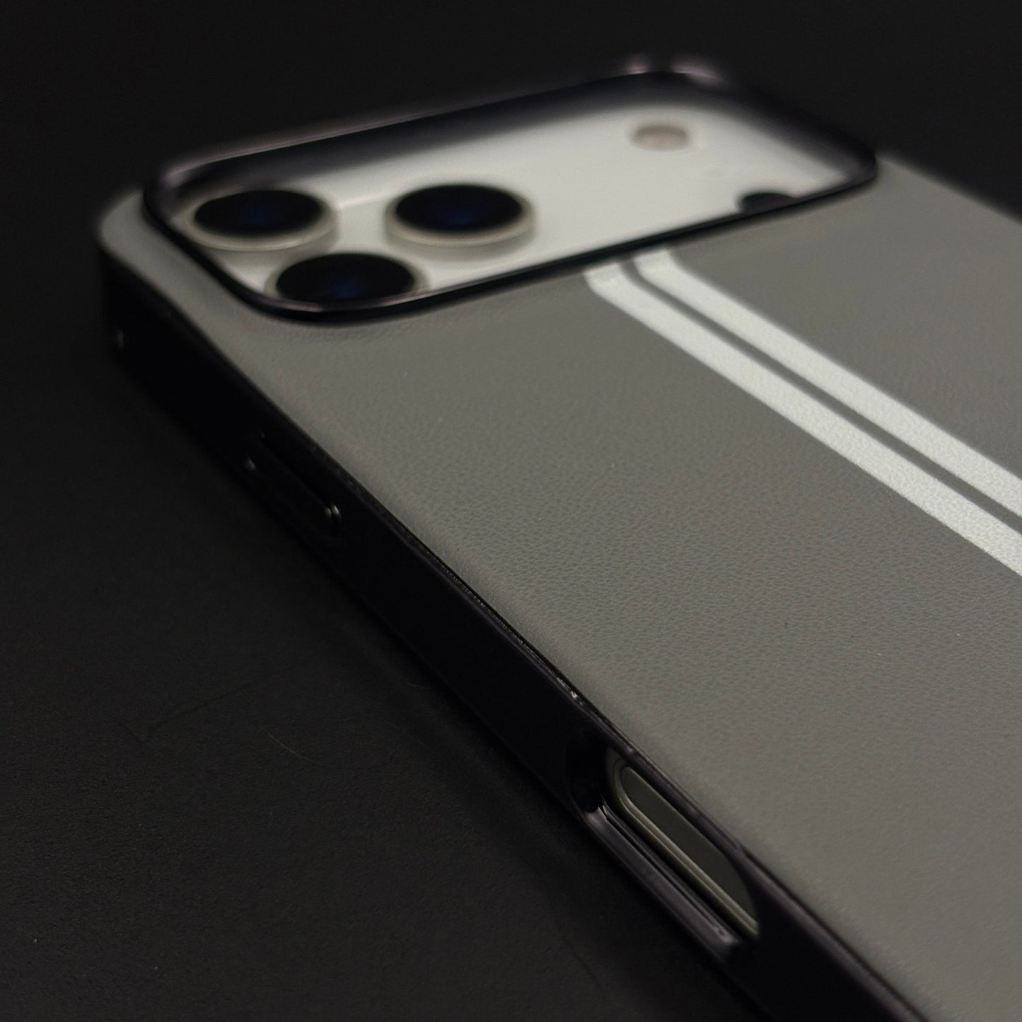 Motorsport Inspired M Performance Stripe Leather Case for iPhone 17 Series