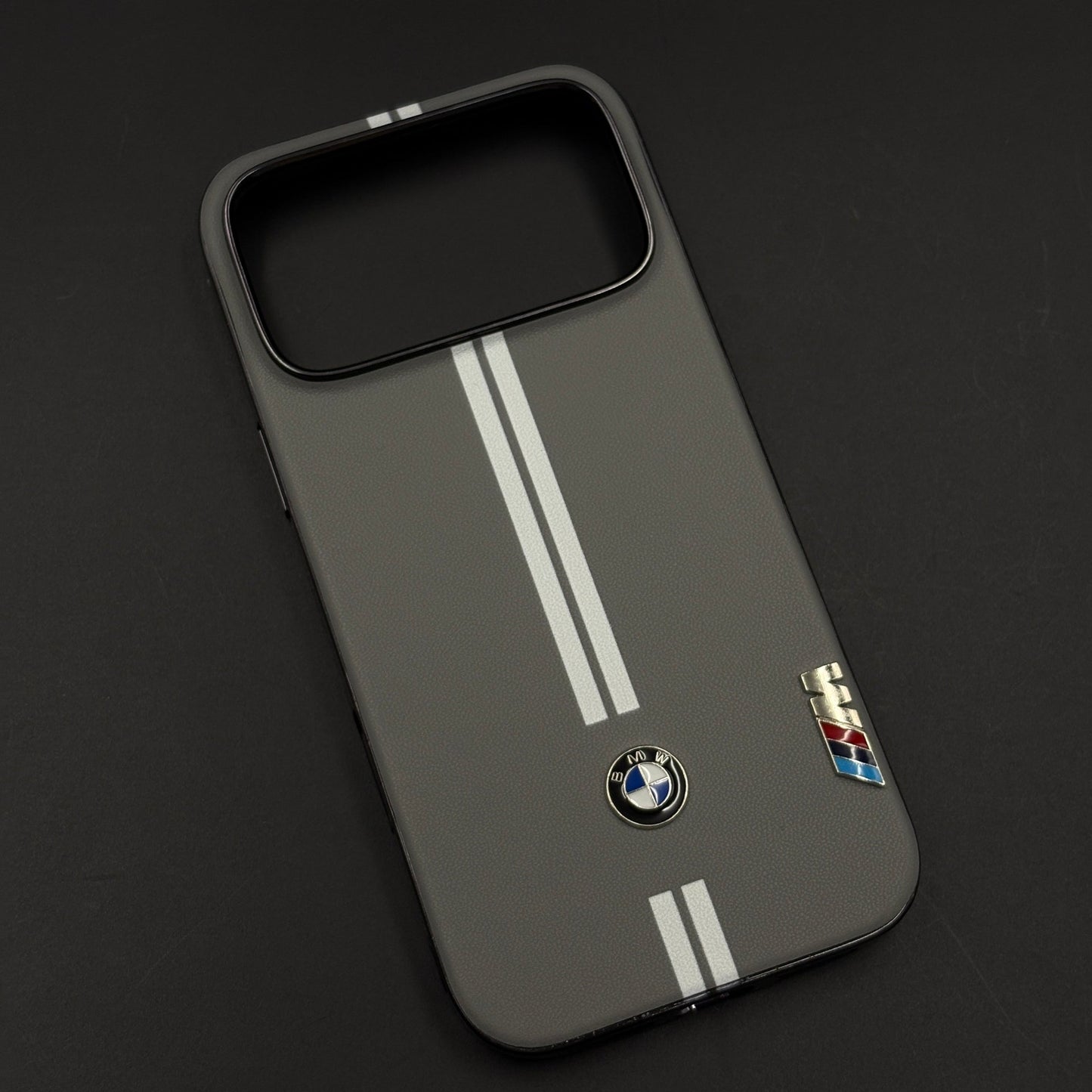 Motorsport Inspired M Performance Stripe Leather Case for iPhone 17 Series