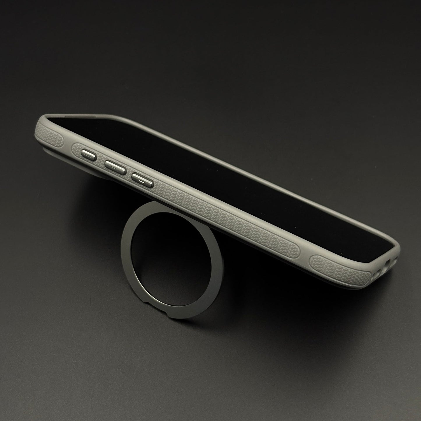 Rotating Metal Stand Clear Case for iPhone 17 Series | MagSafe Compatible Kickstand Cover