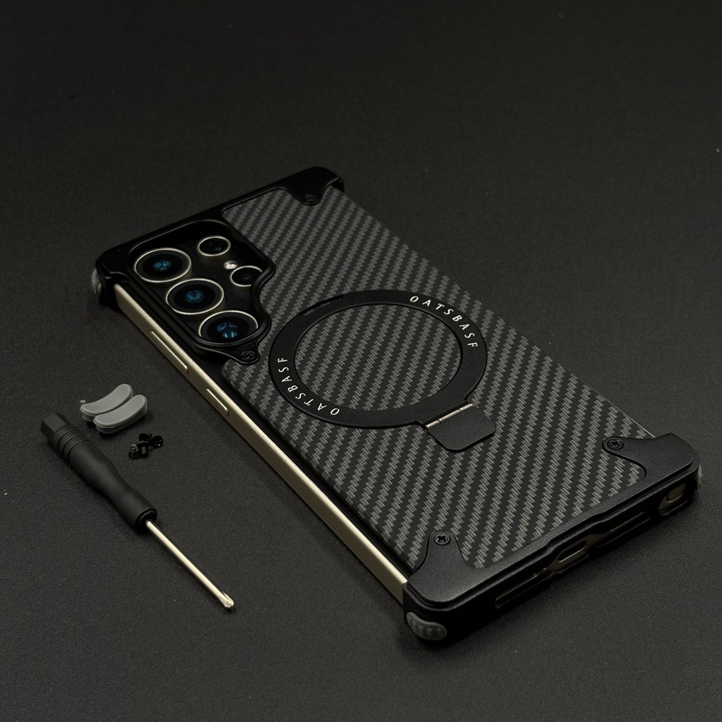 UltraLux Carbon Fibre & Metal MagSafe Case for Samsung Galaxy S26 Ultra | Crafted for Style & Strength