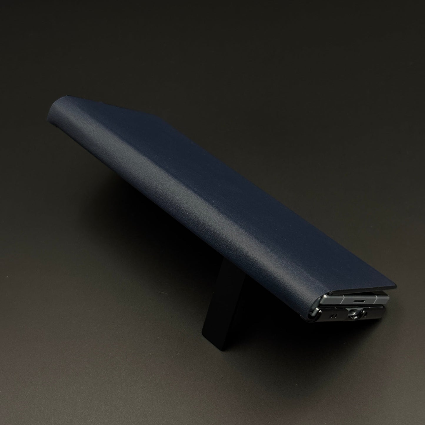 Leather Case with Flip Cover for Samsung Galaxy Z Fold 6 | Robust Metal Kickstand | Elegant Touch