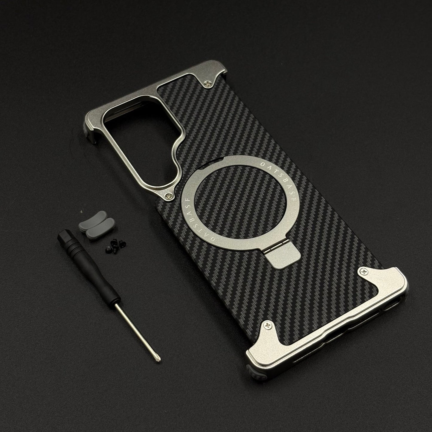 UltraLux Carbon Fibre & Metal MagSafe Case for Samsung Galaxy S26 Ultra | Crafted for Style & Strength
