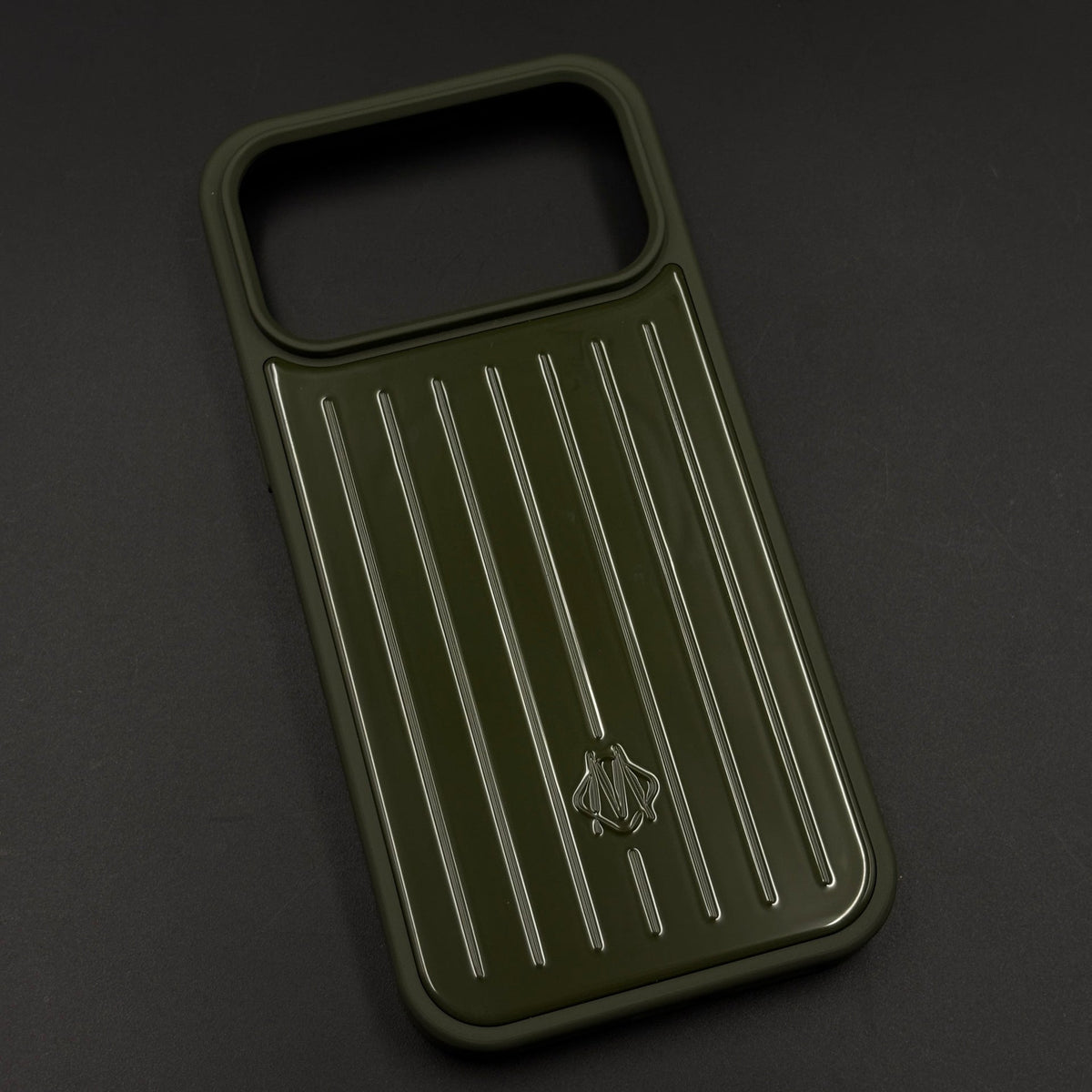 Luxury Luggage Brand RM Vertical Ribbed Hidden MagSafe OG Case for iPhone 17 Series