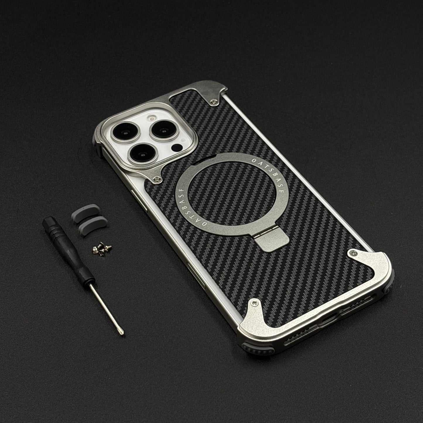 UltraLux Carbon Fibre & Metal MagSafe Case for iPhone | Crafted for Style & Strength