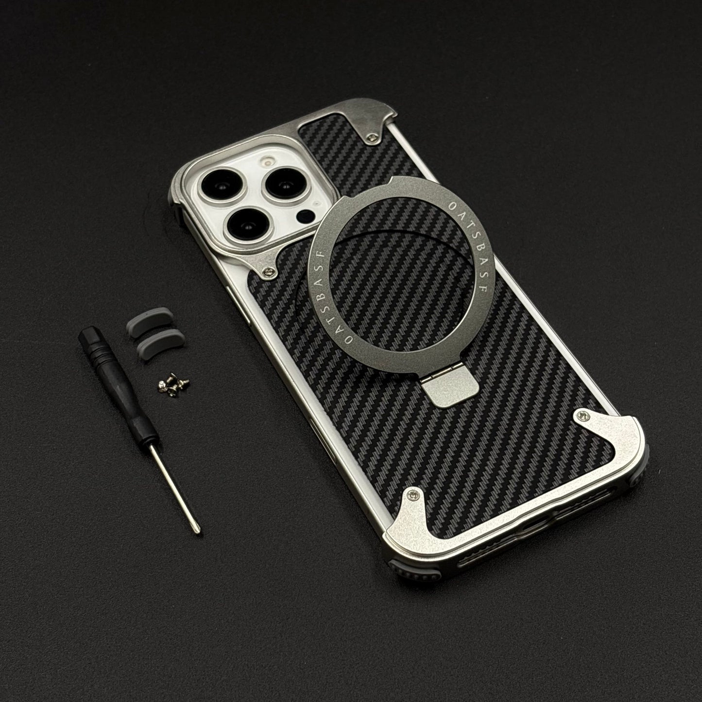 UltraLux Carbon Fibre & Metal MagSafe Case for iPhone | Crafted for Style & Strength