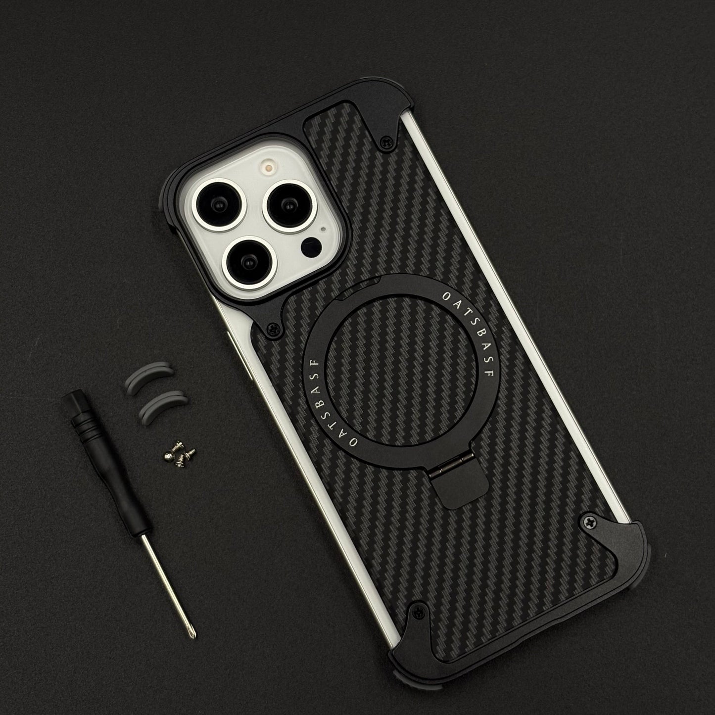 UltraLux Carbon Fibre & Metal MagSafe Case for iPhone | Crafted for Style & Strength