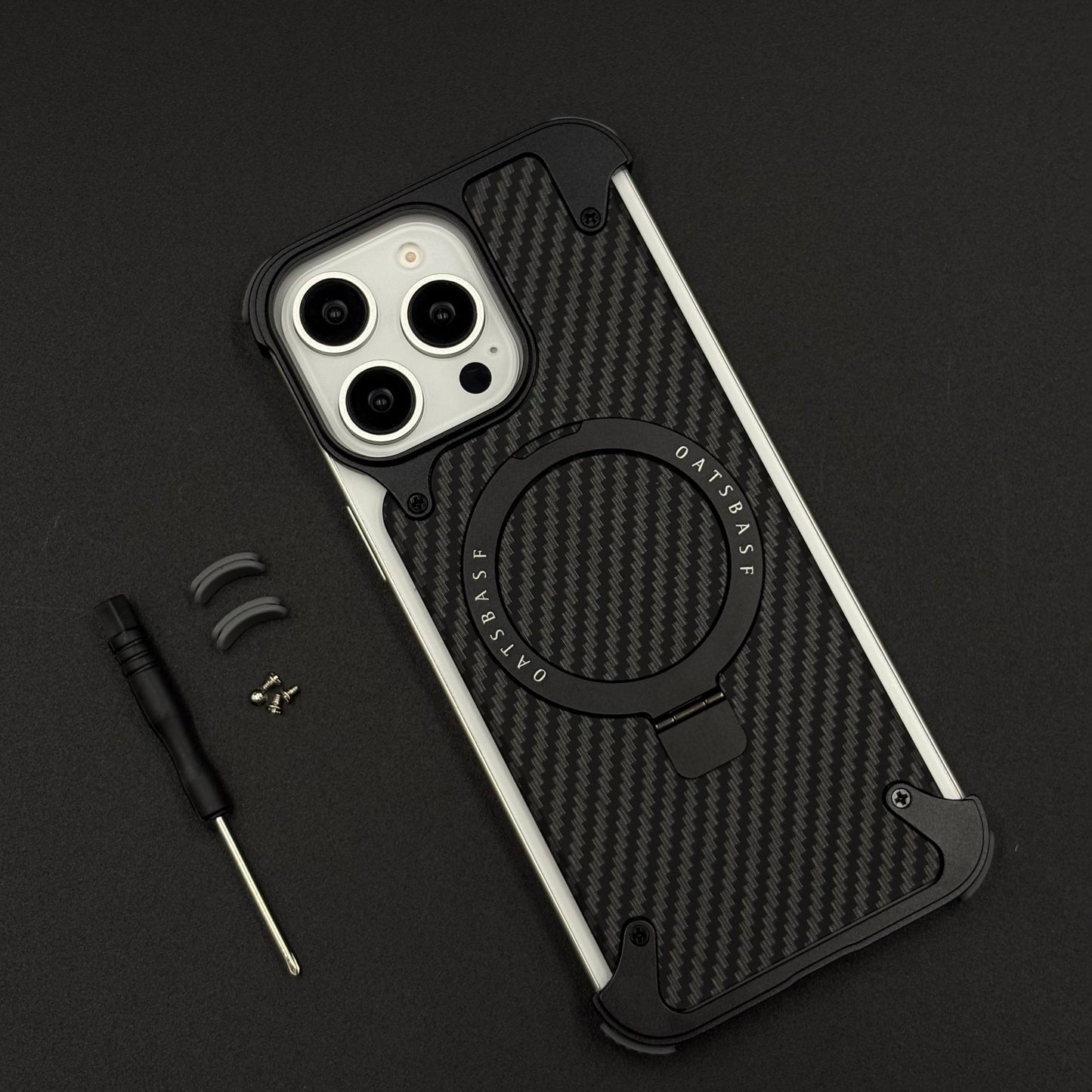 UltraLux Carbon Fibre & Metal MagSafe Case for iPhone | Crafted for Style & Strength