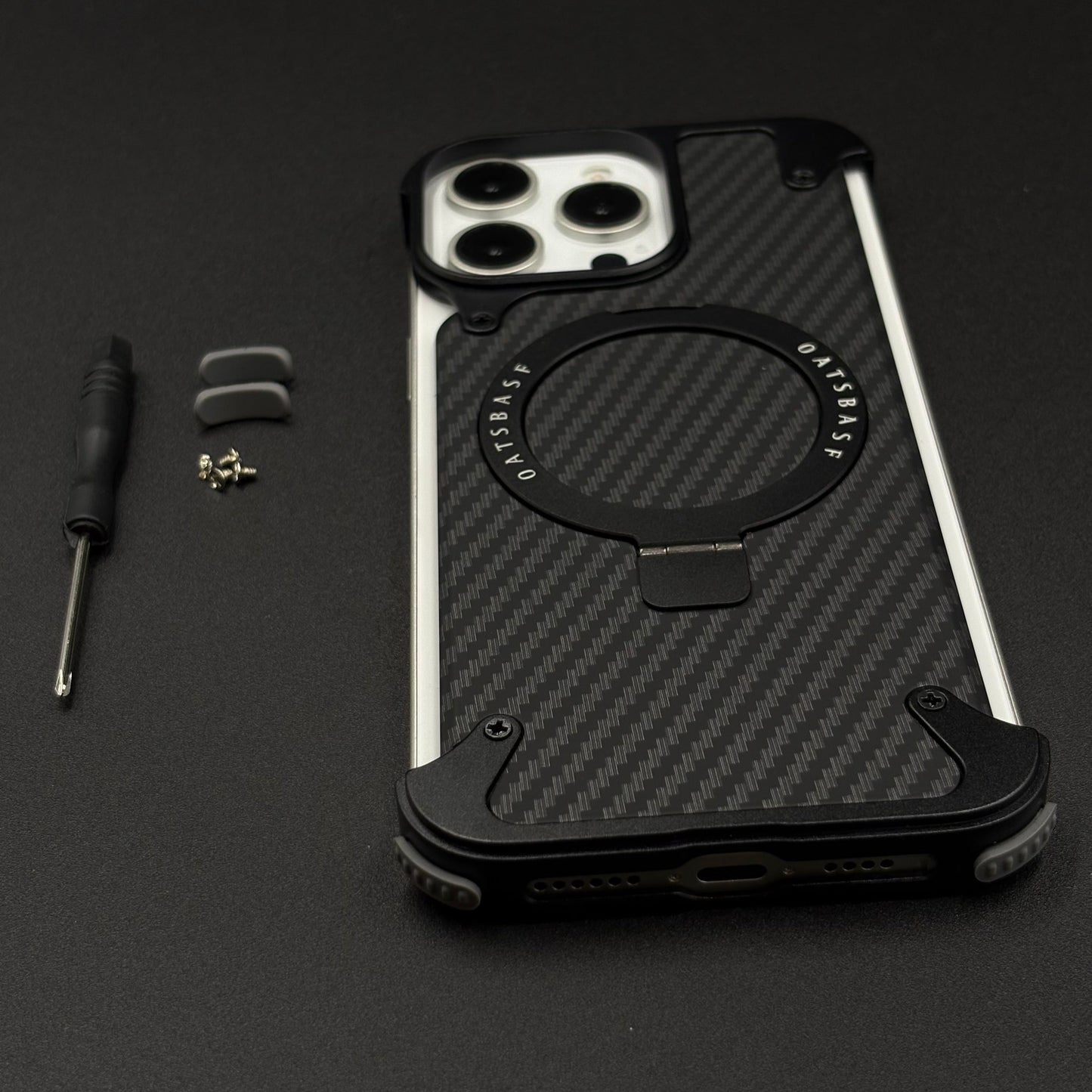 UltraLux Carbon Fibre & Metal MagSafe Case for iPhone | Crafted for Style & Strength