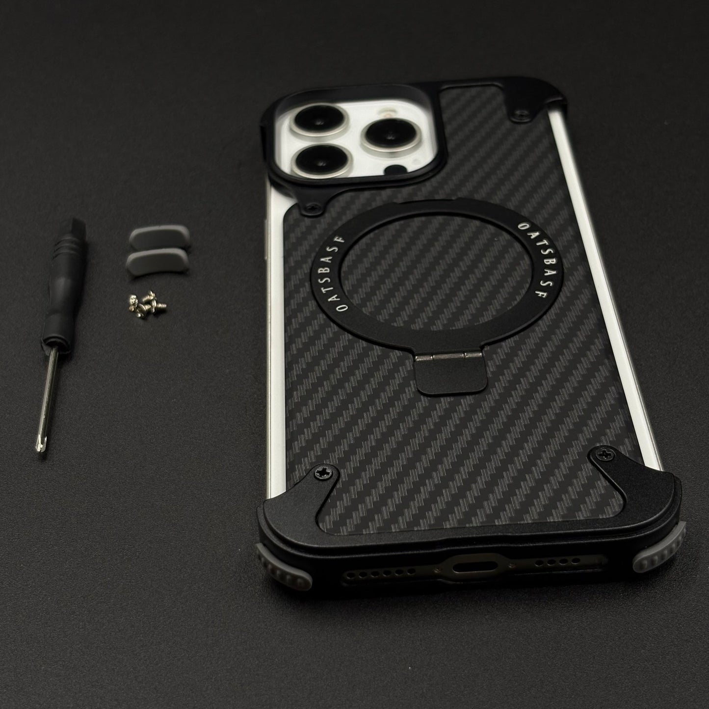 UltraLux Carbon Fibre & Metal MagSafe Case for iPhone | Crafted for Style & Strength