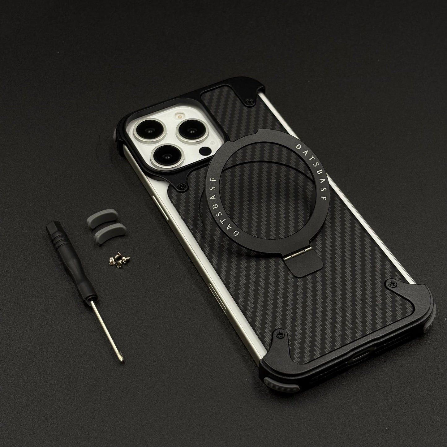 UltraLux Carbon Fibre & Metal MagSafe Case for iPhone | Crafted for Style & Strength
