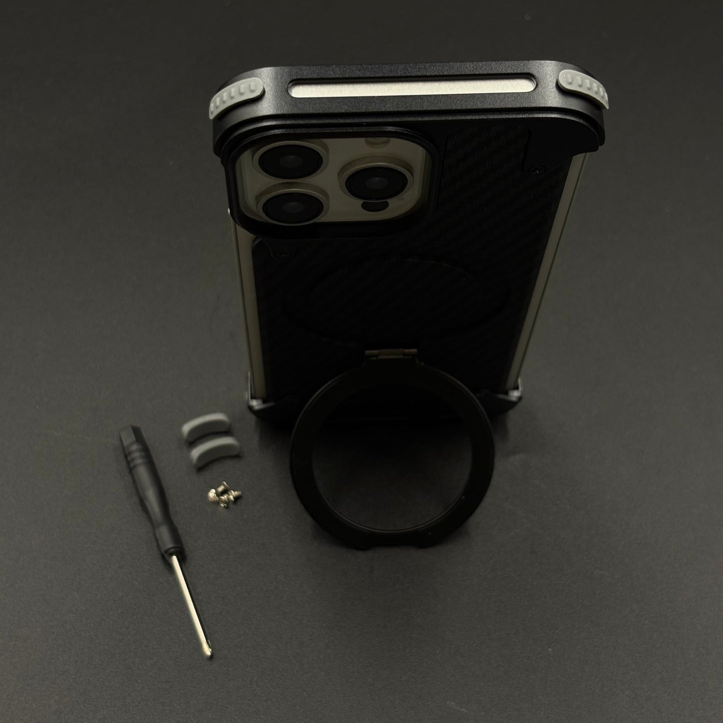 UltraLux Carbon Fibre & Metal MagSafe Case for iPhone | Crafted for Style & Strength