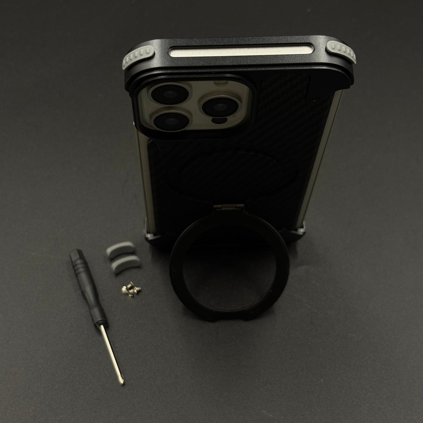 UltraLux Carbon Fibre & Metal MagSafe Case for iPhone | Crafted for Style & Strength