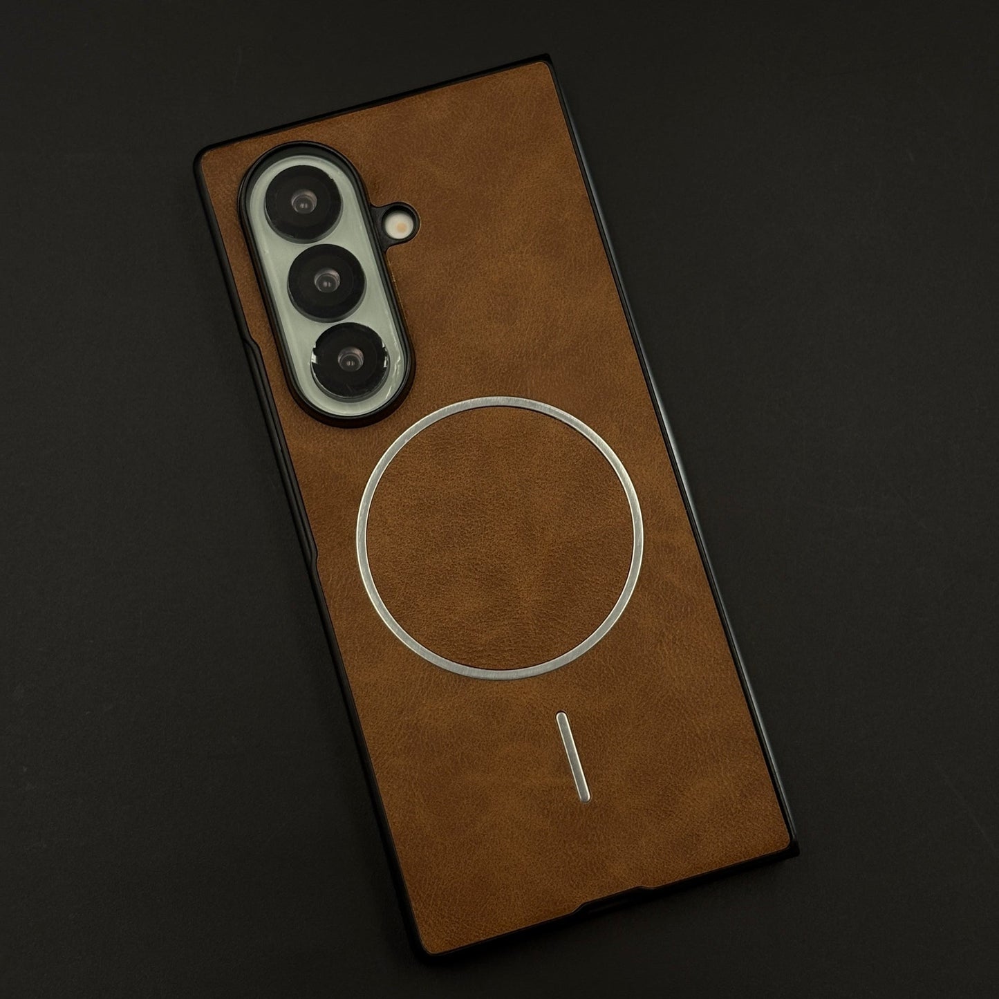 Slim Leather MagSafe Case for Samsung Galaxy Z Fold 6