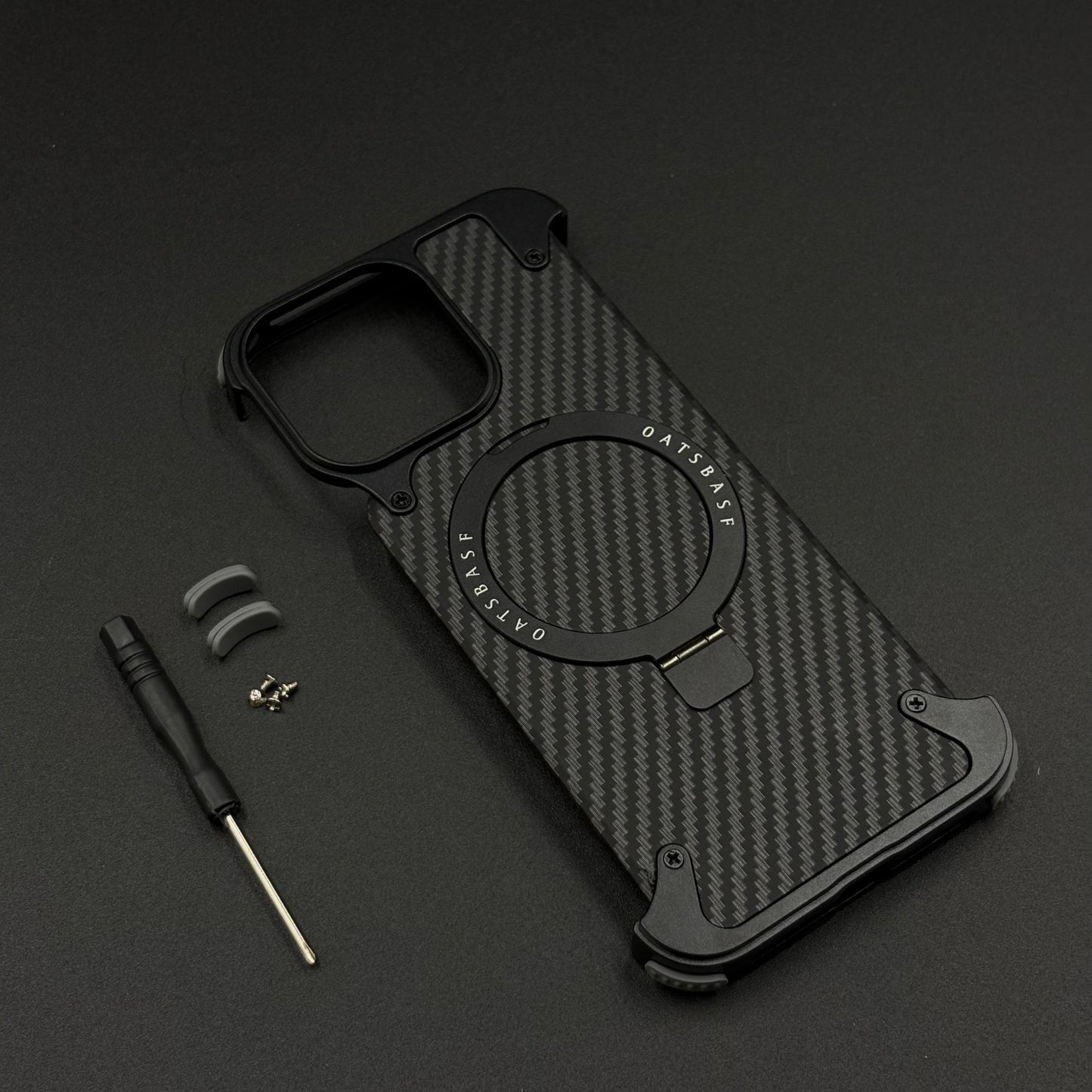 UltraLux Carbon Fibre & Metal MagSafe Case for iPhone | Crafted for Style & Strength