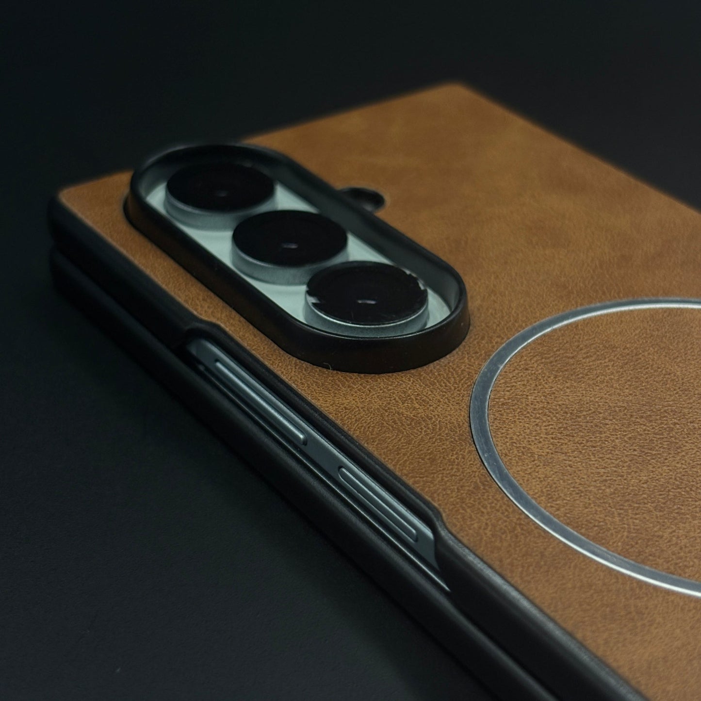Slim Leather MagSafe Case for Samsung Galaxy Z Fold 7