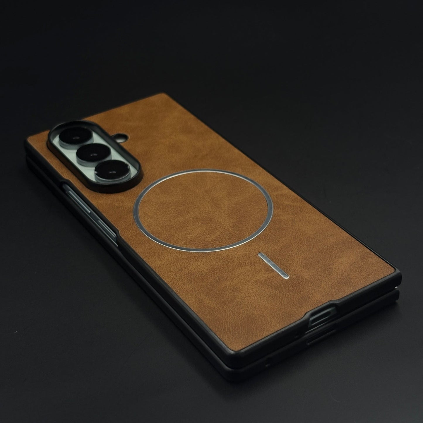Slim Leather MagSafe Case for Samsung Galaxy Z Fold 7