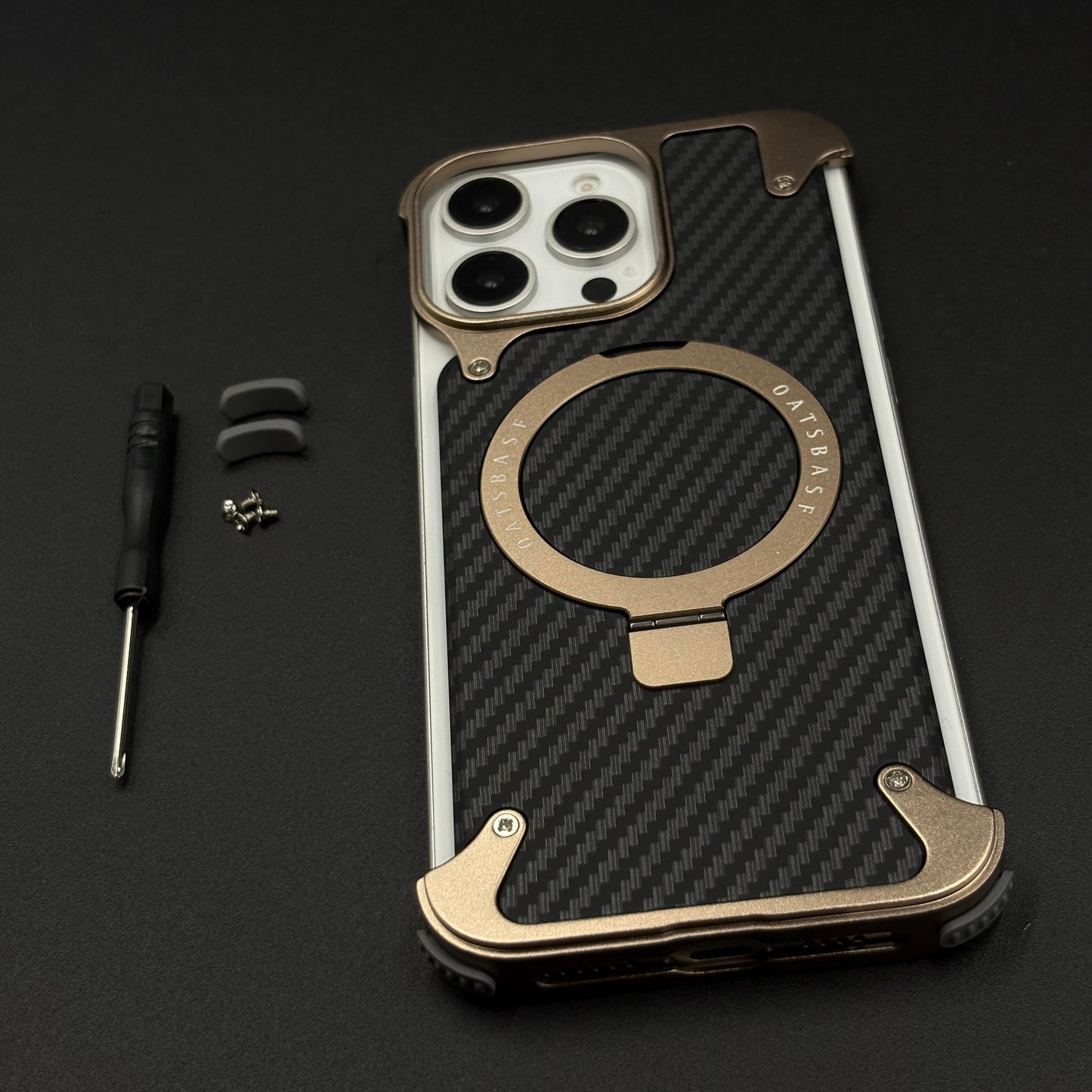 UltraLux Carbon Fibre & Metal MagSafe Case for iPhone | Crafted for Style & Strength