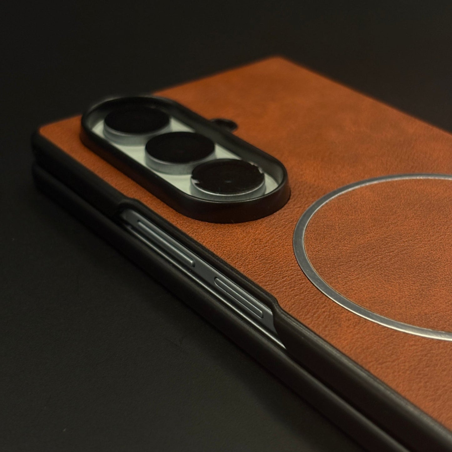 Slim Leather MagSafe Case for Samsung Galaxy Z Fold 7